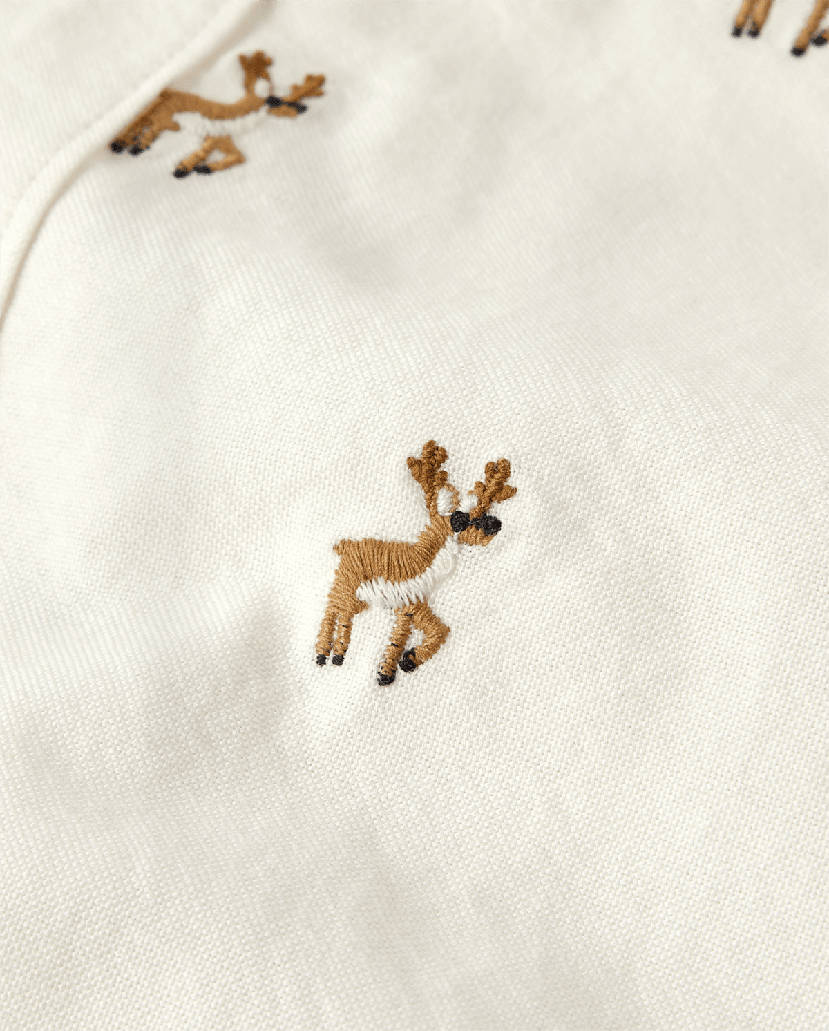 Детские рубашки Gymboree Boys Schiffli Reindeer Oxford Button Up Shirt - Holiday Express