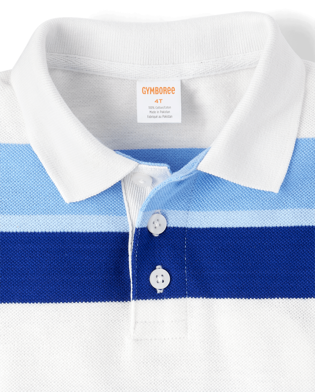 Детские топы Gymboree Boys Striped Polo - Blue Belle