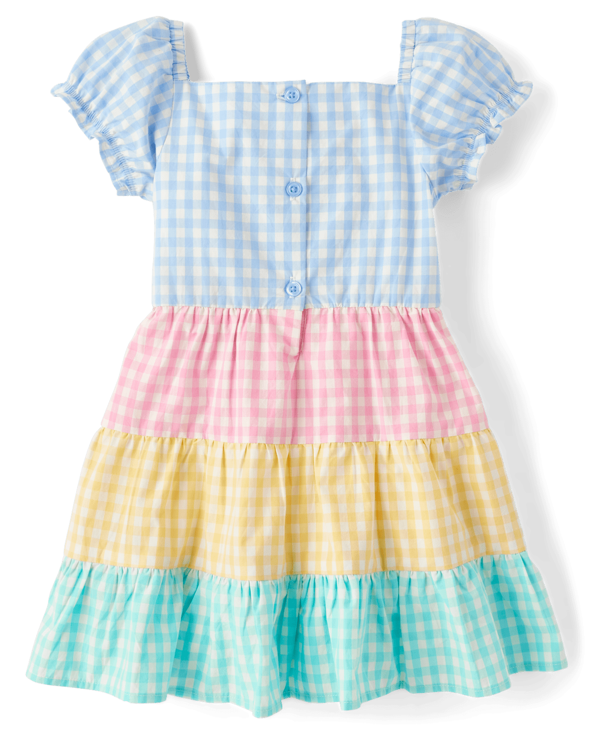 Детские платья Gymboree Girls Gingham Tiered Dress - Garden Party — фото 2