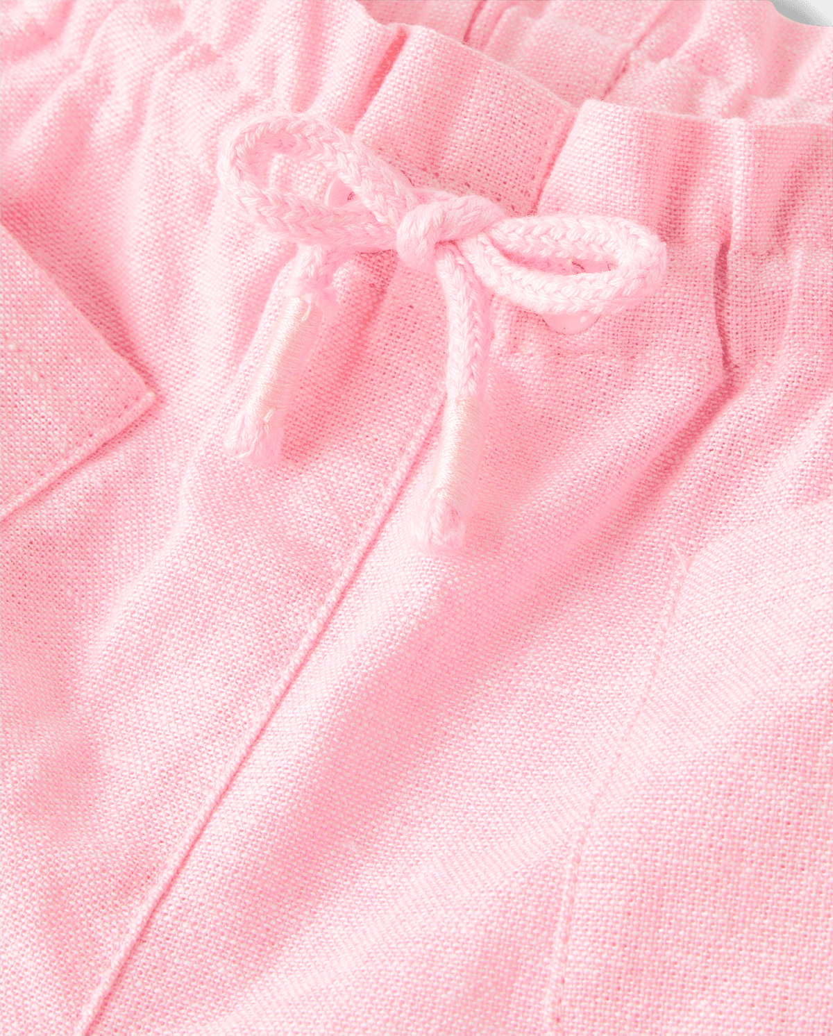 Детские шорты Gymboree Girls Linen-Blend Pull On Shorts