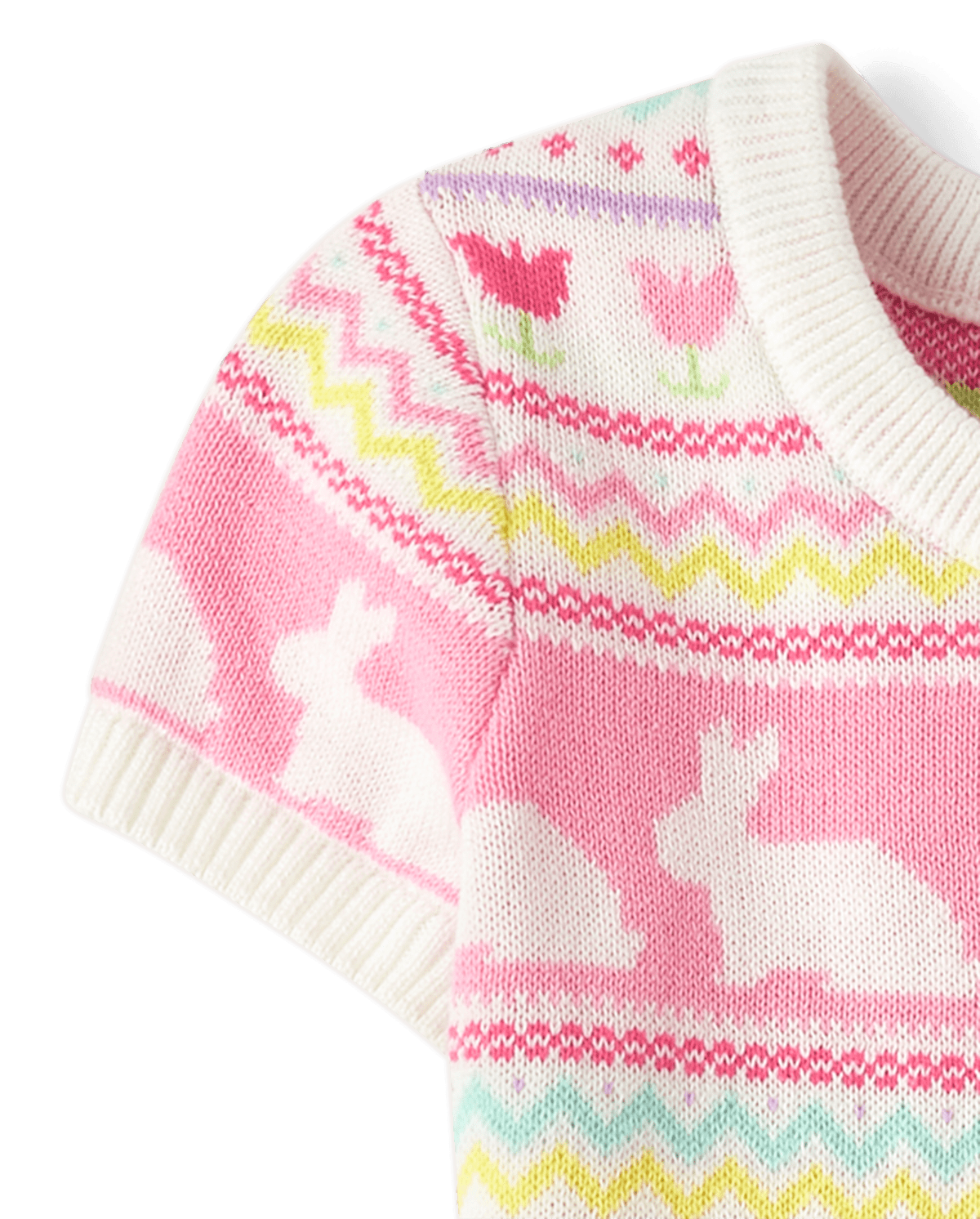 Детские платья Gymboree Girls Bunny Fairisle Sweater Dress - Garden Party — фото 3