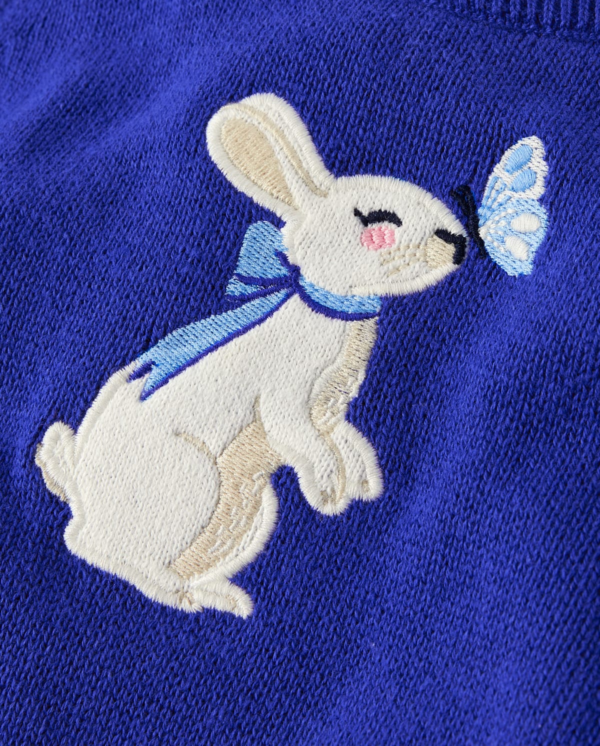 Детские платья Gymboree Girls Bunny Peplum Sweater Dress - Blue Belle — фото 2
