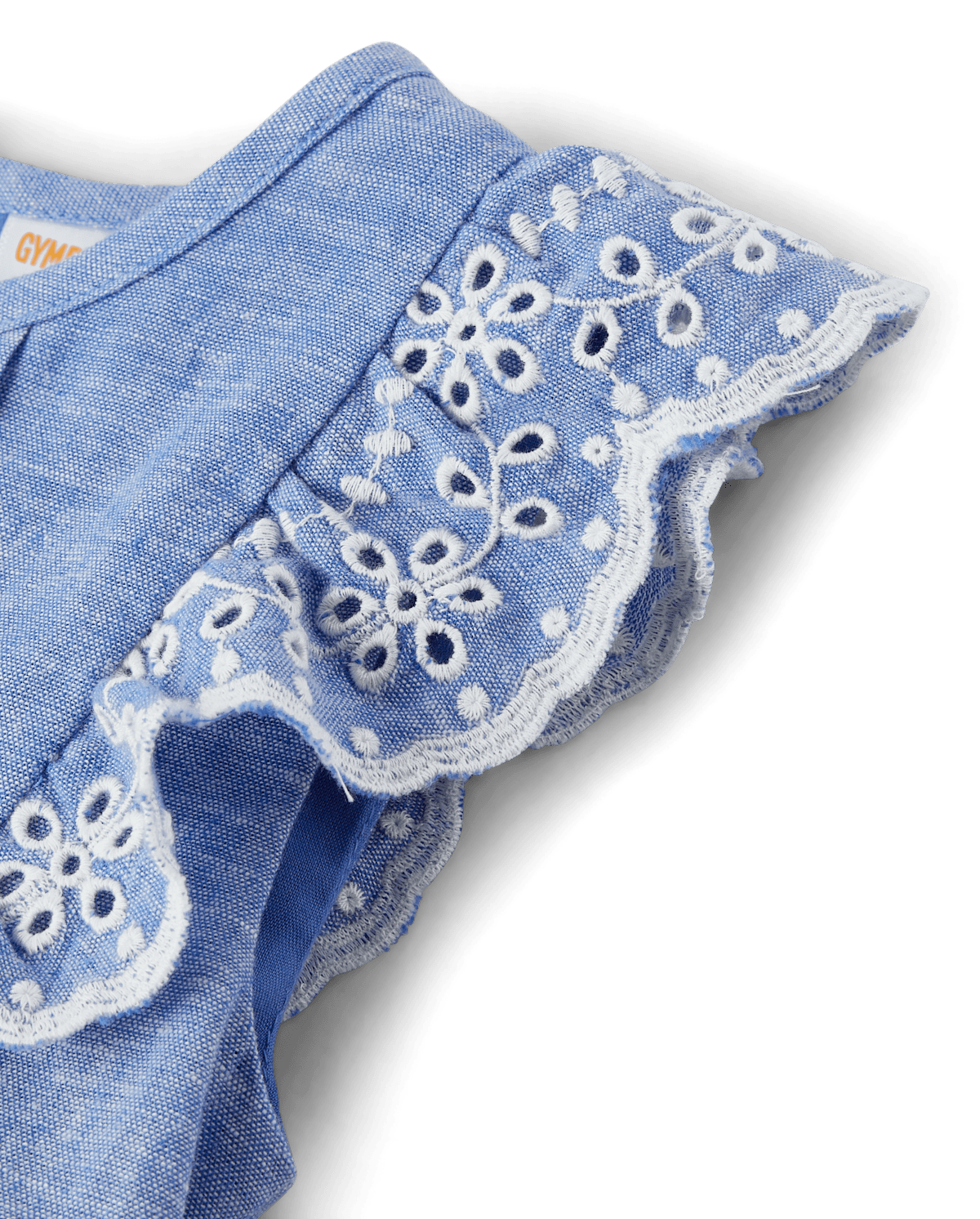 Детские топы Gymboree Girls Eyelet Linen-Blend Top