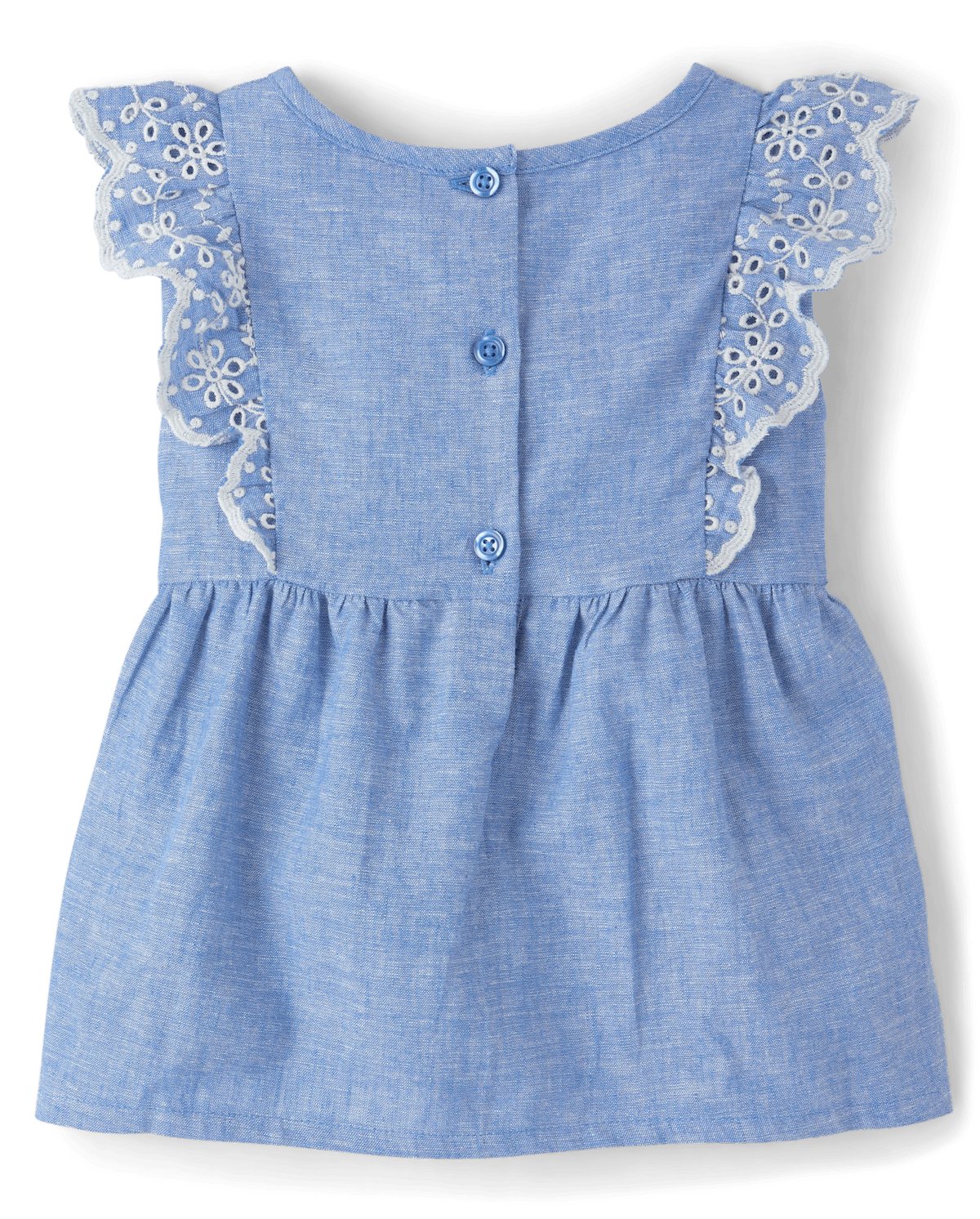 Детские топы Gymboree Girls Eyelet Linen-Blend Top — фото 2
