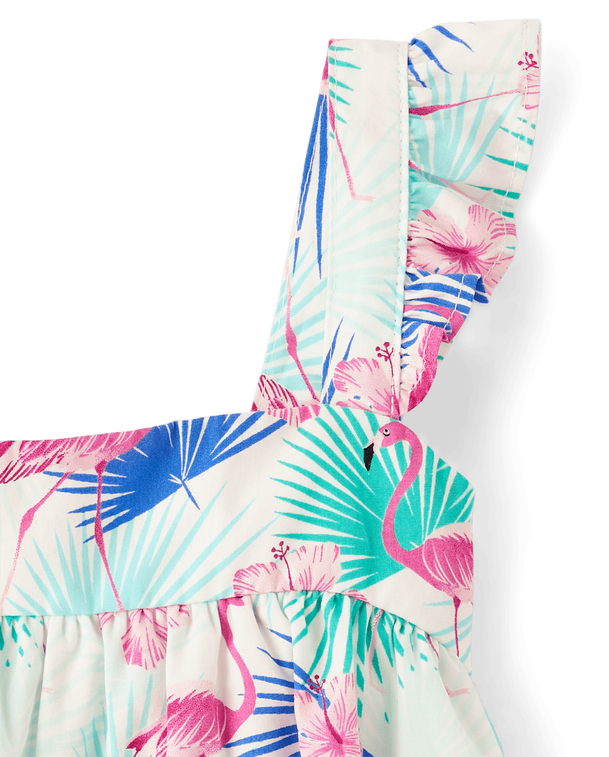 Детские платья Gymboree Girls Flamingo Tiered Dress - Swim