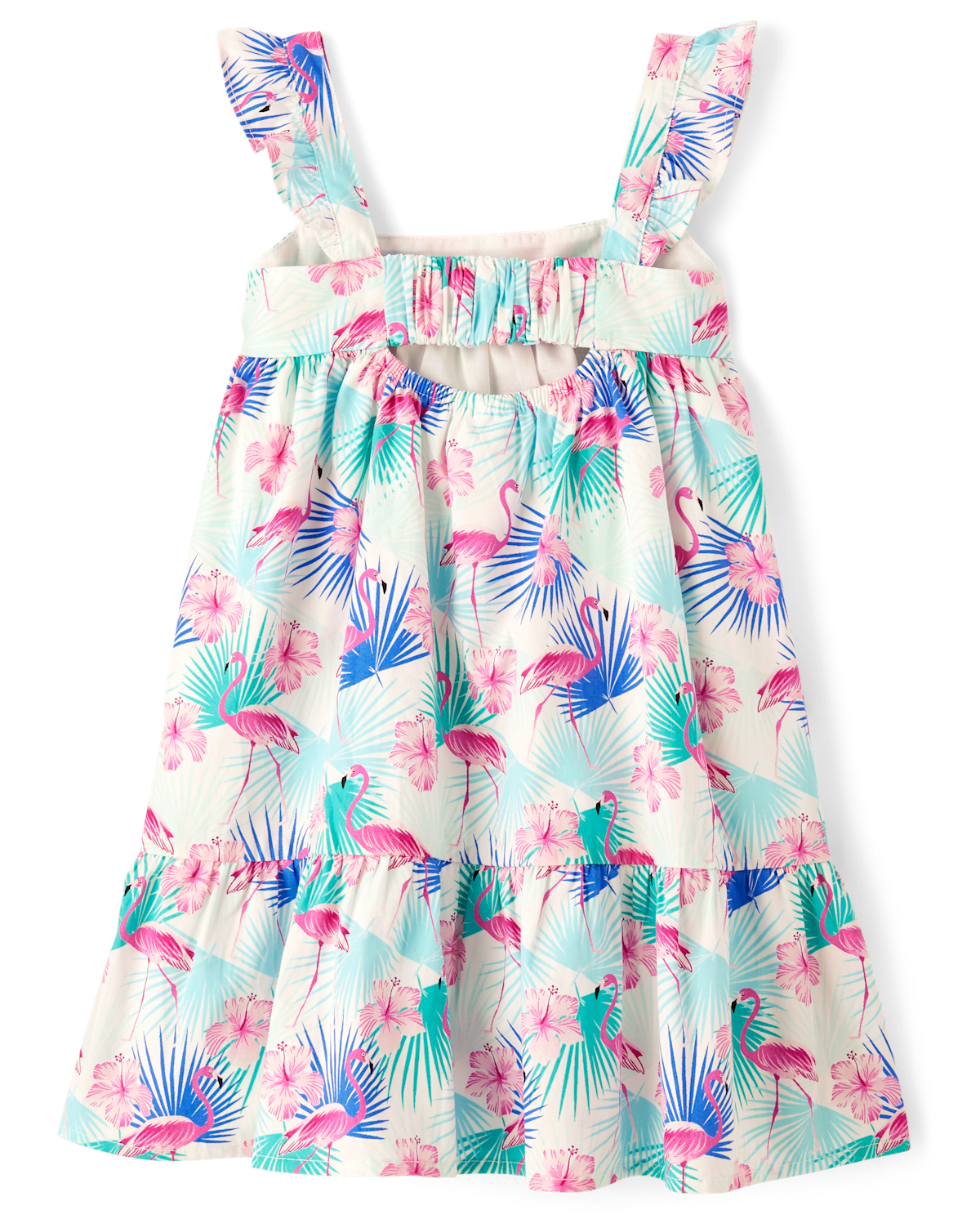 Детские платья Gymboree Girls Flamingo Tiered Dress - Swim — фото 2