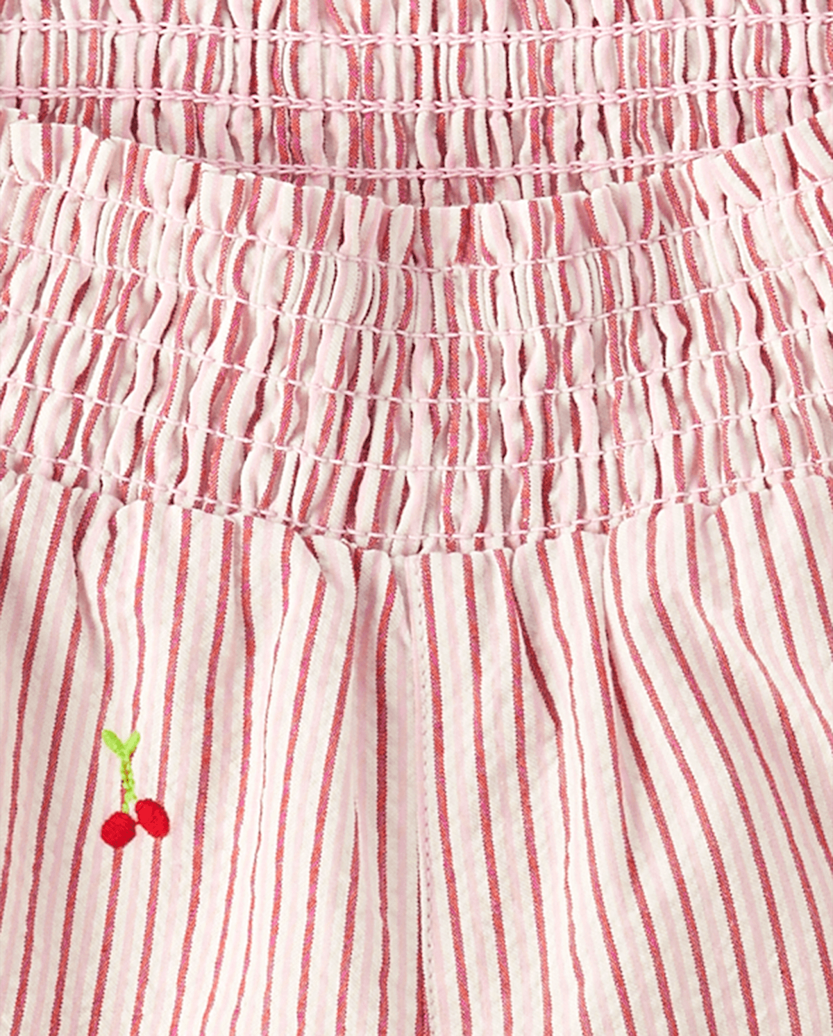 Детские шорты Gymboree Girls Embroidered Cherry Seersucker Pull On Shorts - Sweet Summer — фото 3