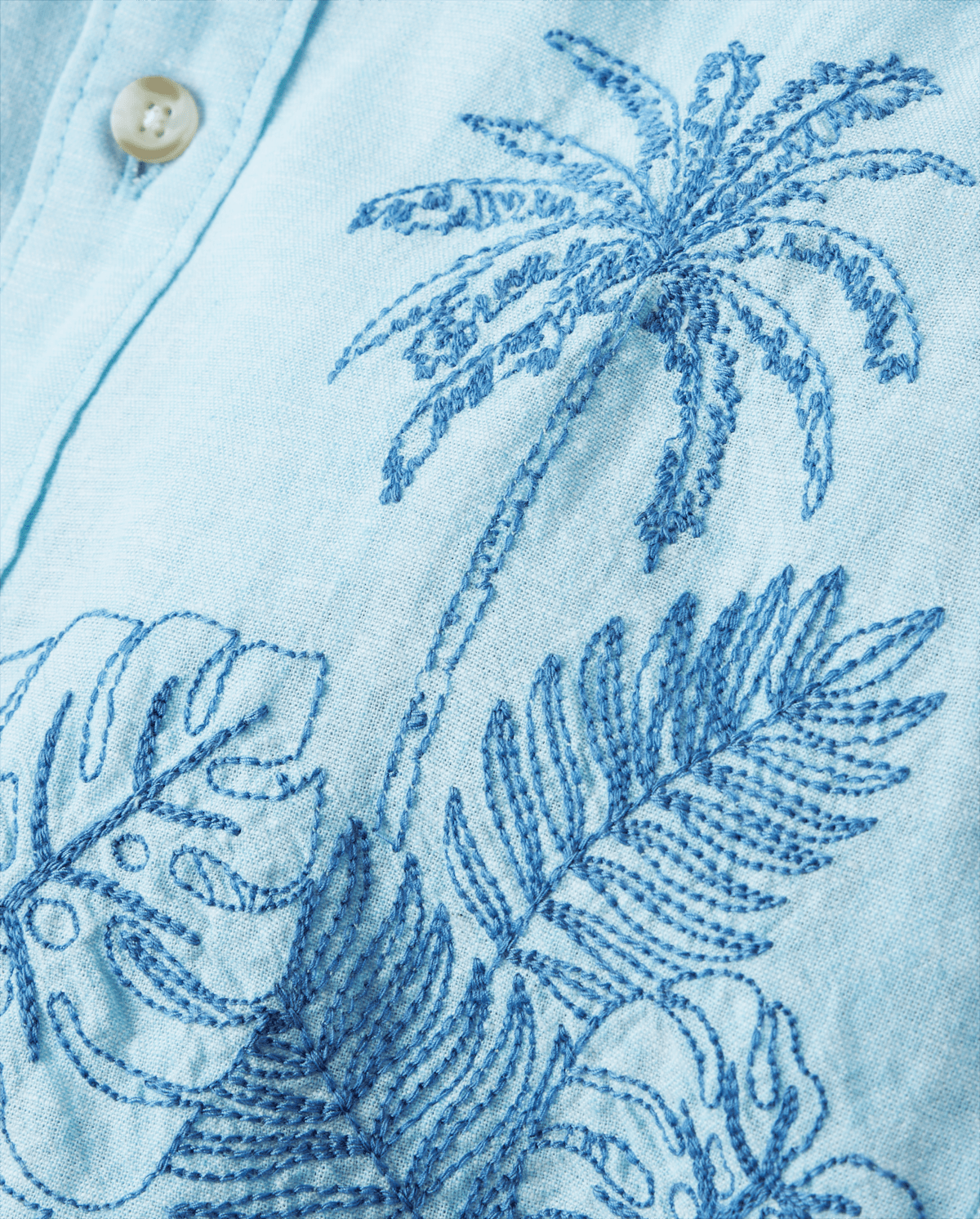Детские рубашки Gymboree Kids Embroidered Linen-Blend Button Up Shirt