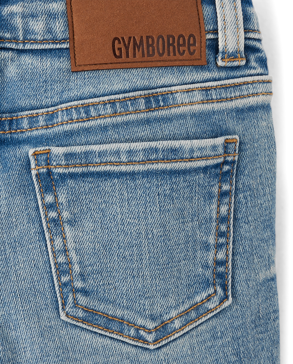 Детские джинсы Gymboree Girls Braided Patch Pocket Wide Leg Jeans - Little Essentials — фото 3