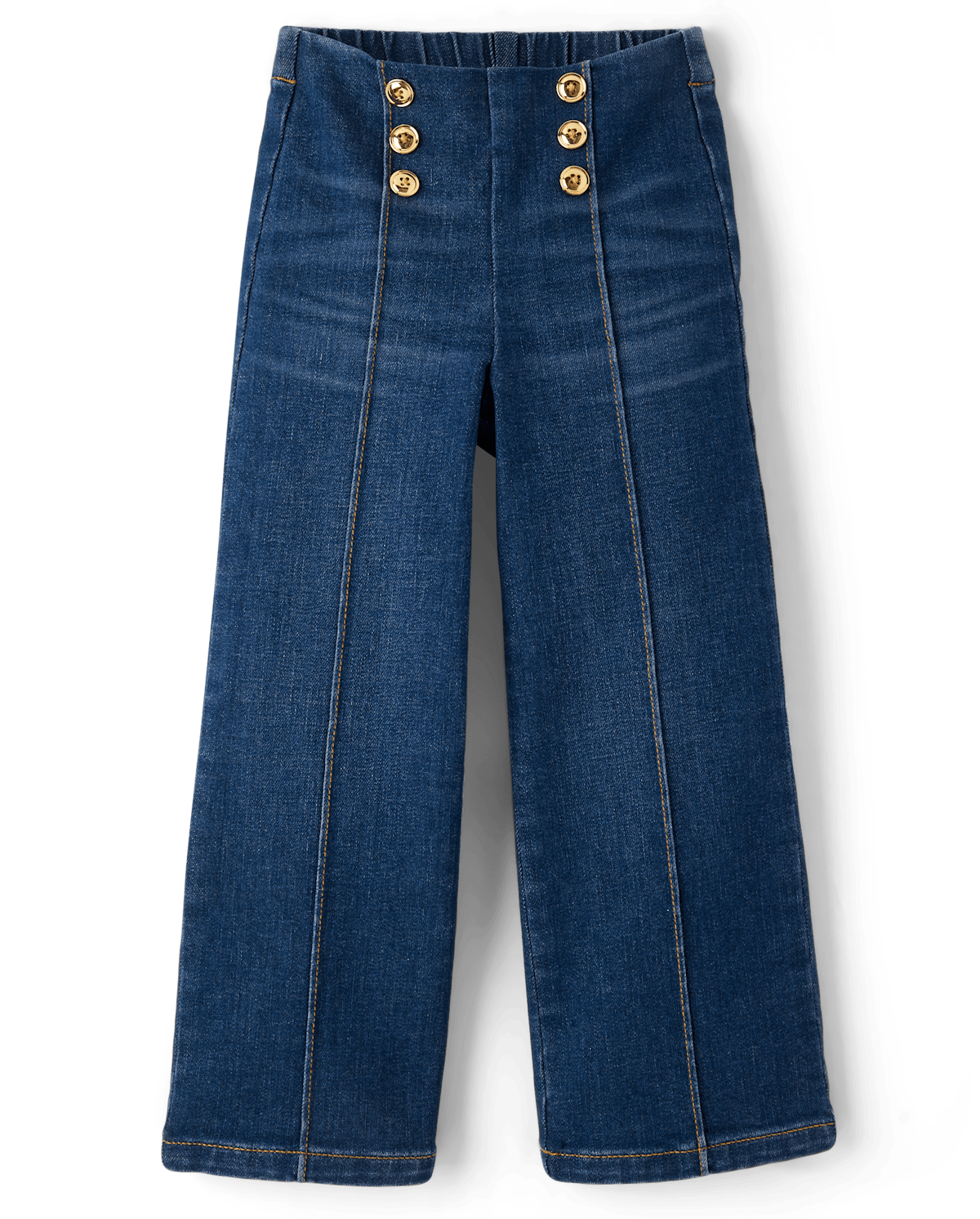 Детские джинсы Gymboree Girls Button High Rise Wide Leg Jeans - Little Essentials