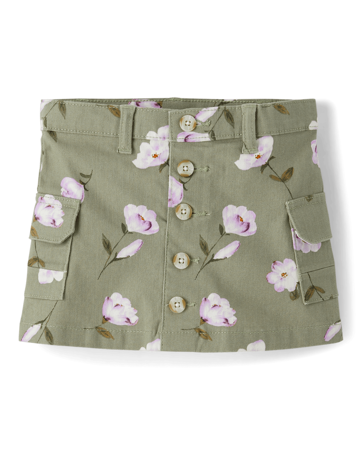 Детские юбки Gymboree Girls Floral Button Cargo Skirt - Magical Meadows