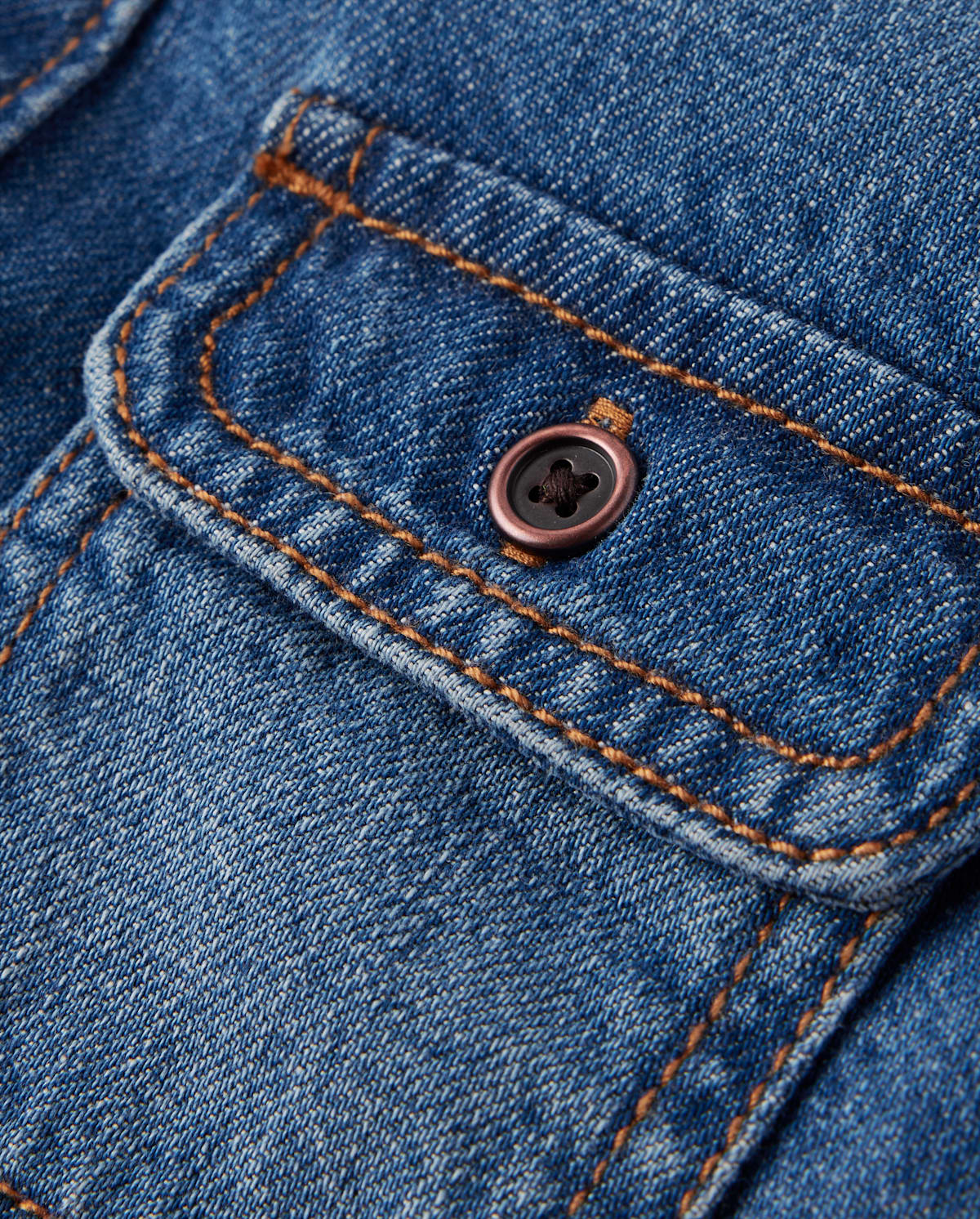 Детские рубашки Gymboree Kids Denim Button Up Shirt - Little Essentials — фото 2