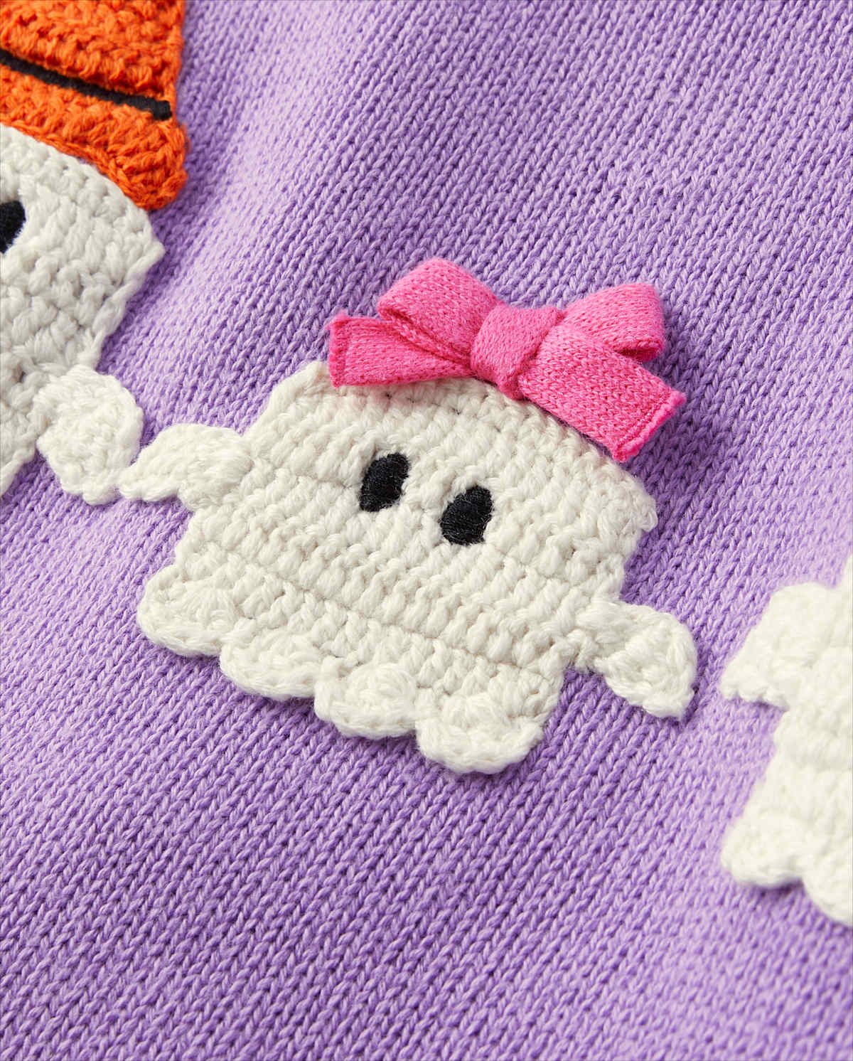 Детские свитеры Gymboree Girls Crochet Ghost Ruffle Sweater - Halloween