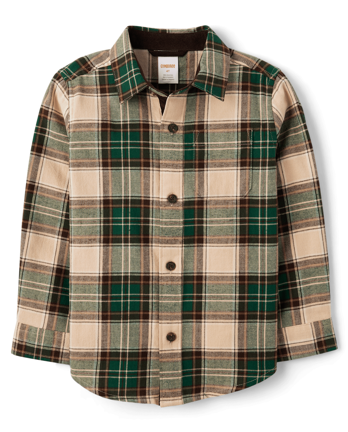 Детские рубашки Gymboree Kids Plaid Button Up Shirt - Fall Celebrations