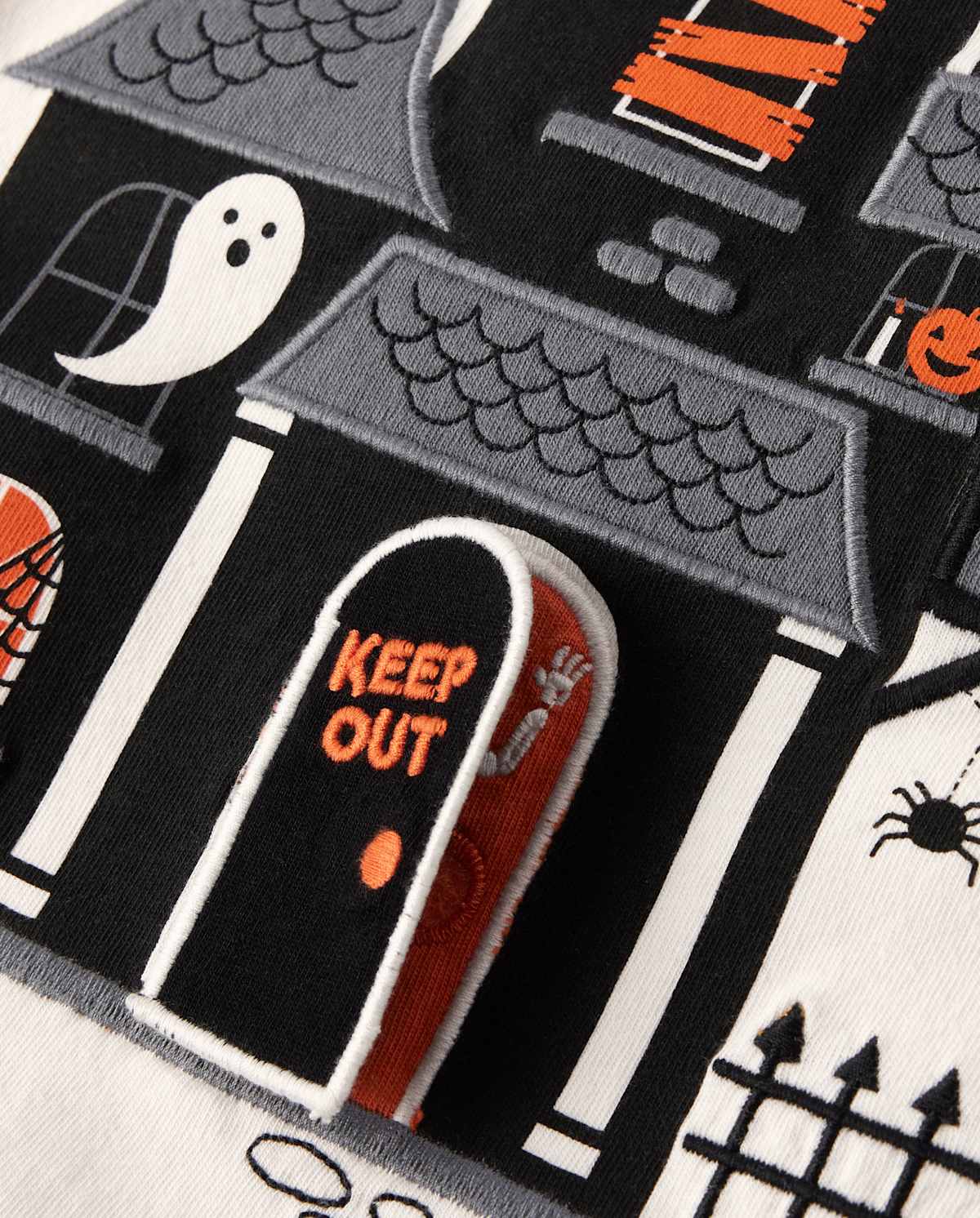 Детские топы Gymboree Boys Interactive Haunted House Raglan Top - Halloween