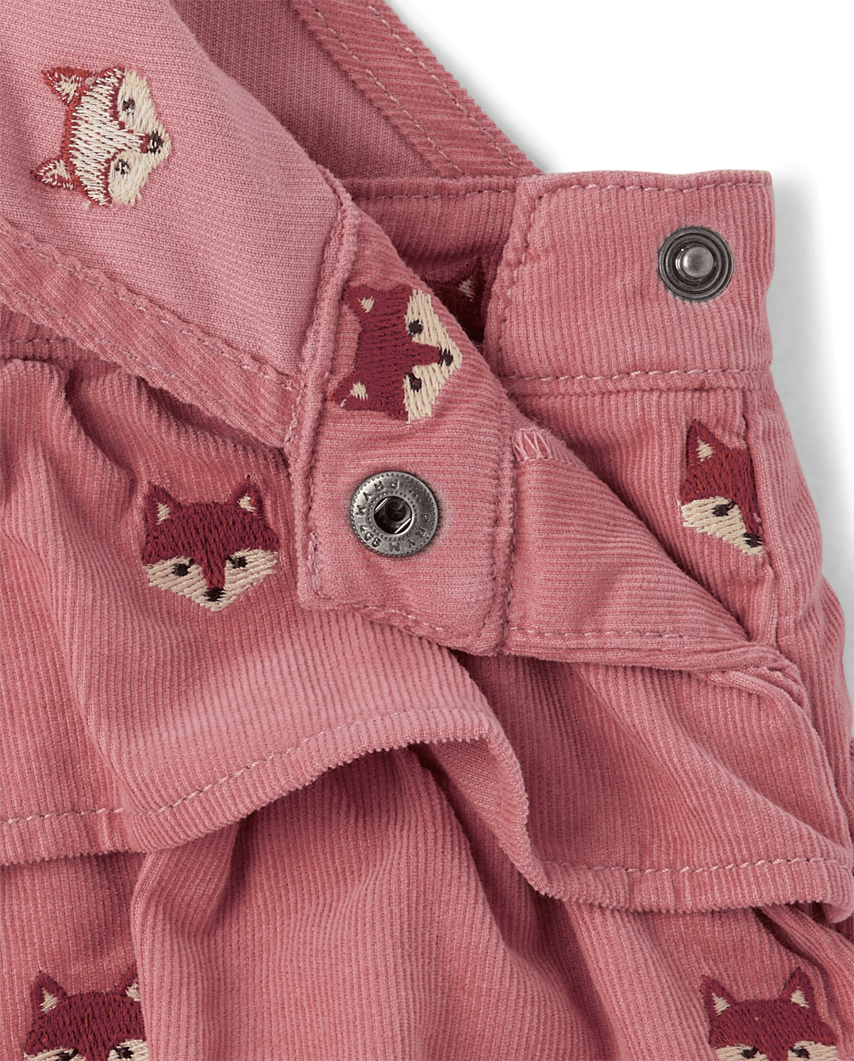 Детские платья Gymboree Girls Embroidered Fox Tiered Corduroy Skirtall - Highland Hills — фото 3