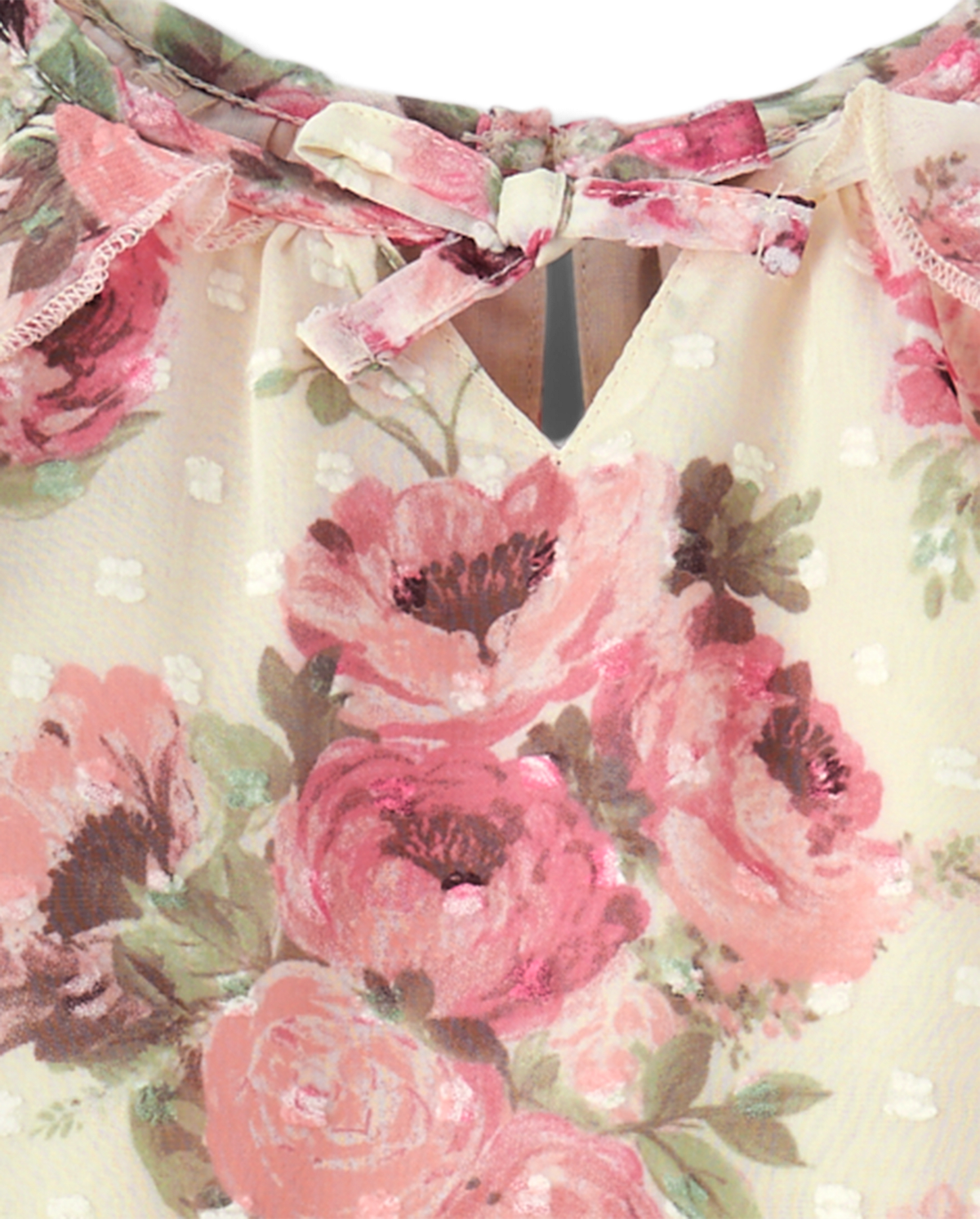 Детские платья Gymboree Girls Floral Clip Dot Tiered Dress - Highland Hills — фото 3