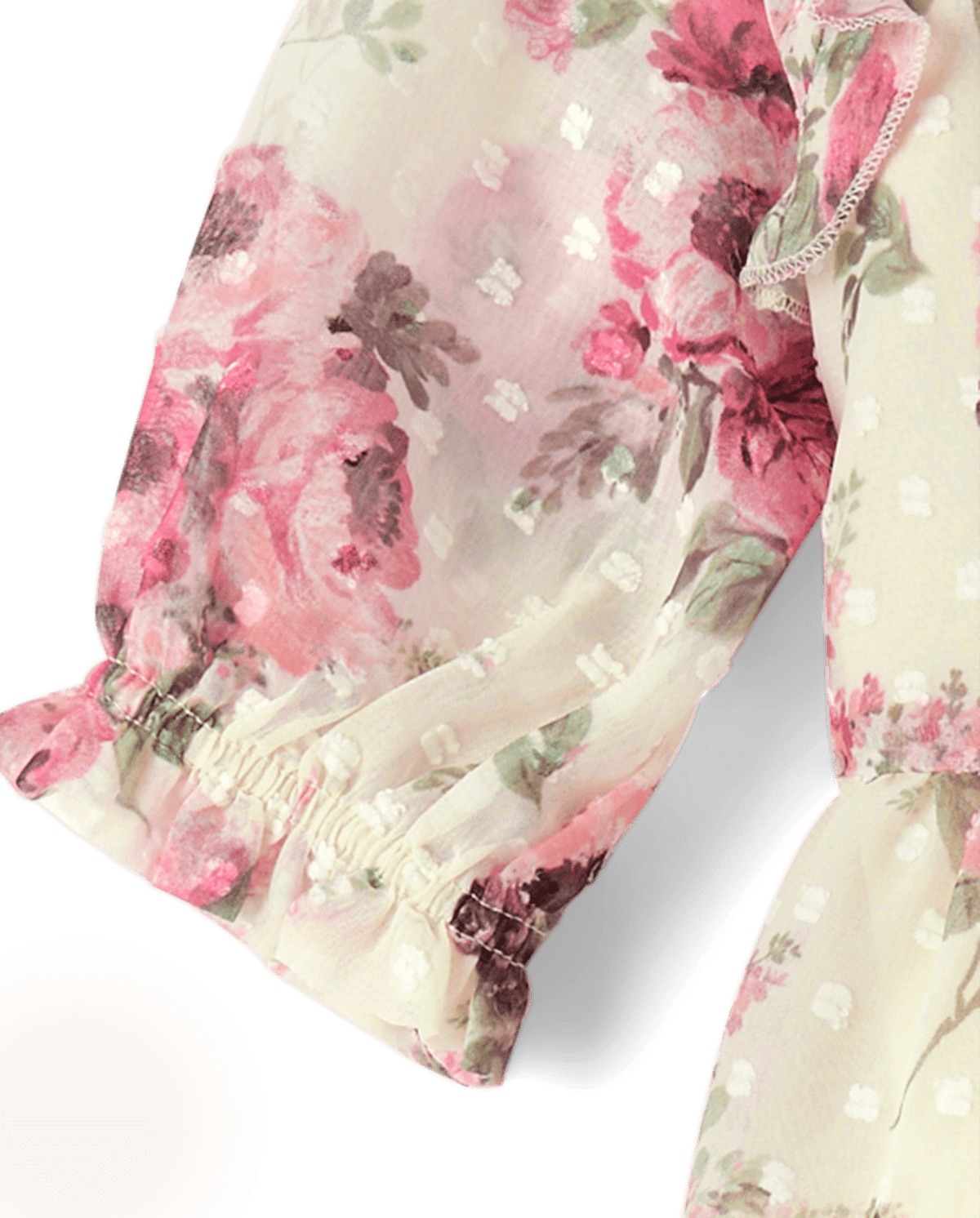 Детские платья Gymboree Girls Floral Clip Dot Tiered Dress - Highland Hills — фото 4