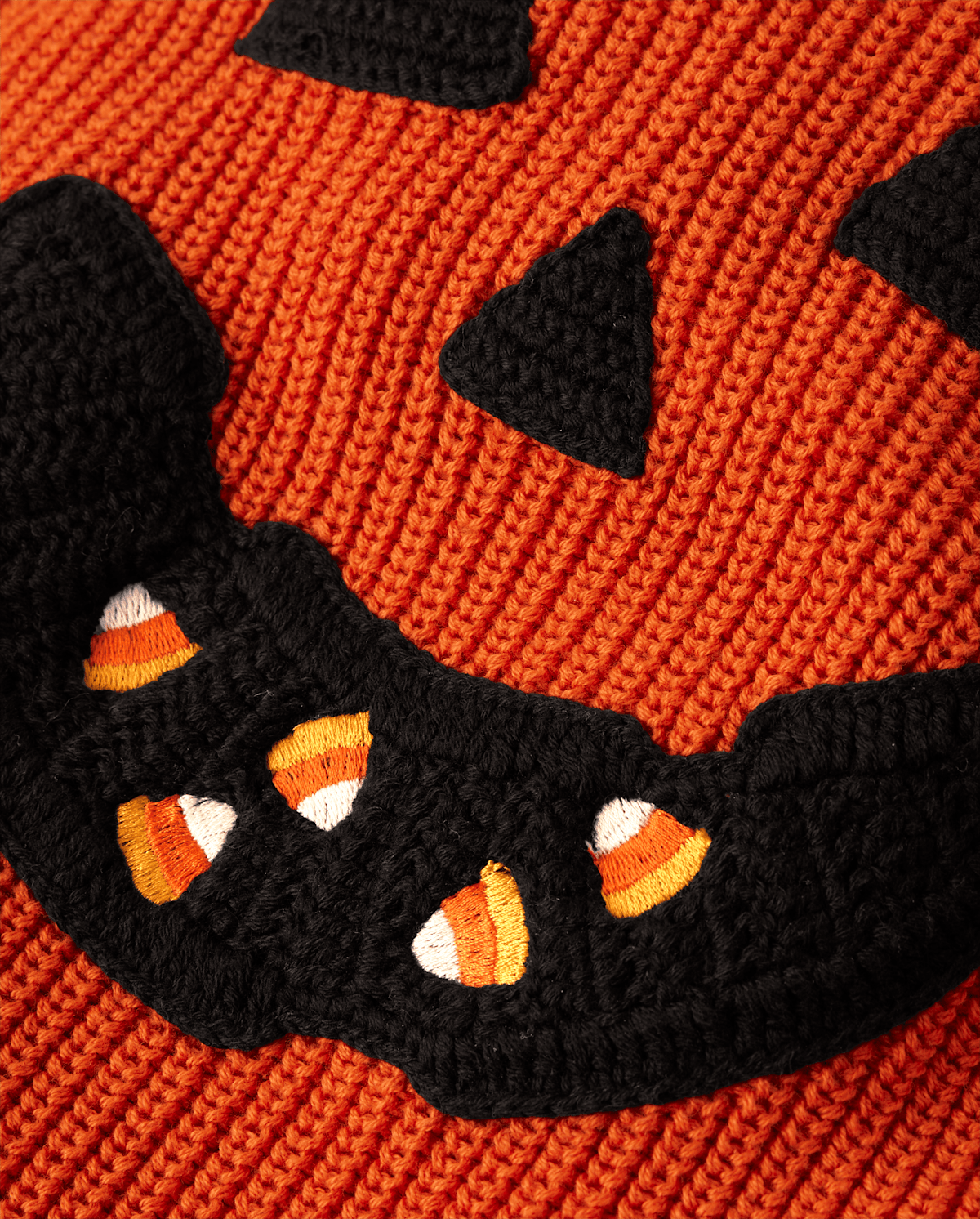 Детские свитеры Gymboree Boys Embroidered Jack-O-Lantern Sweater - Halloween