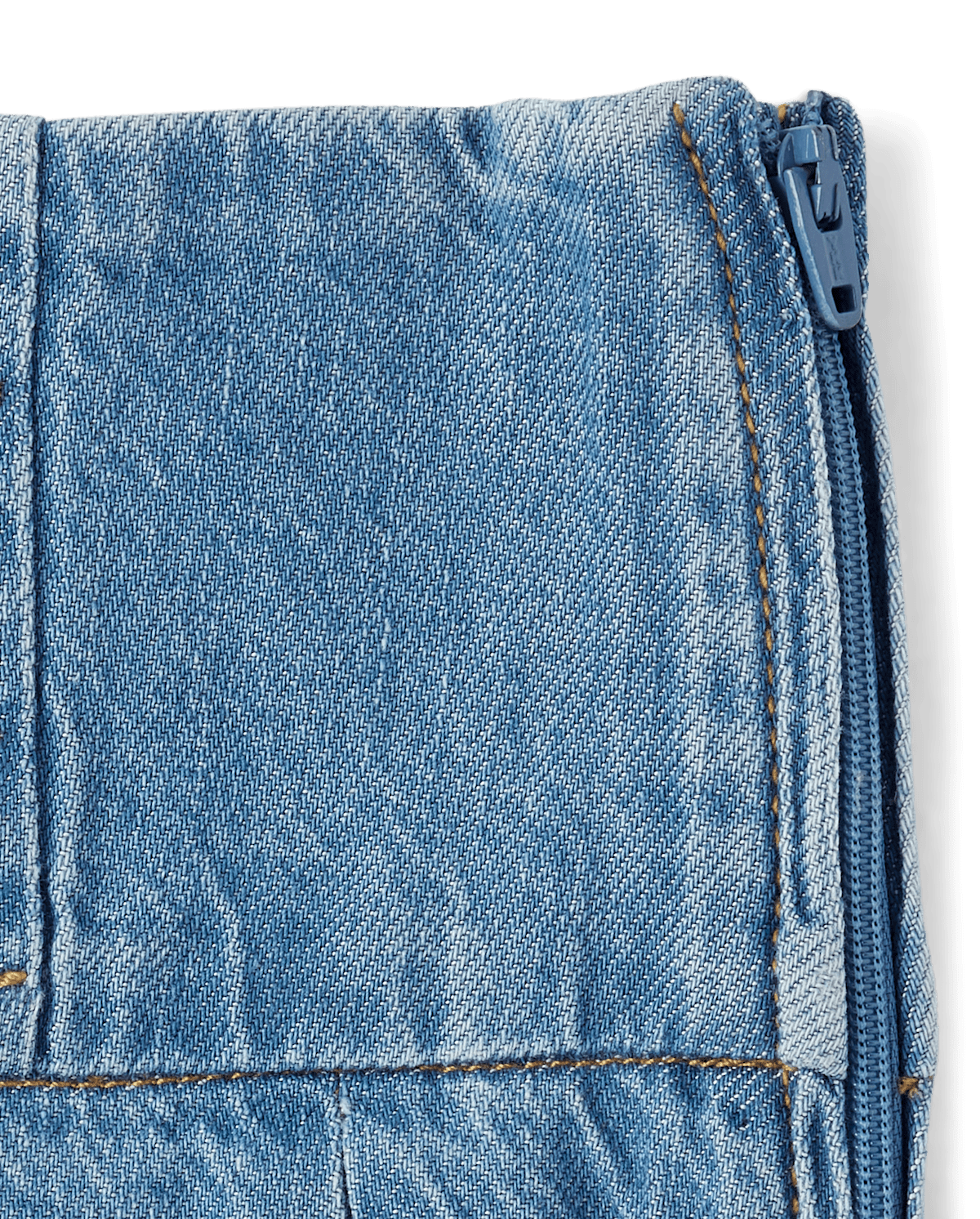 Детские юбки Gymboree Girls Pleated Button Denim Skirt - Campus Cuties — фото 2