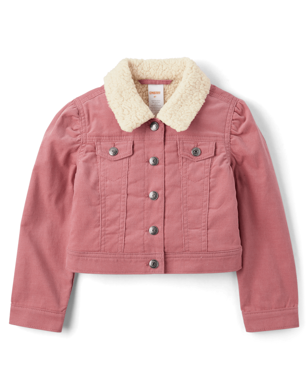 Детские куртки Gymboree Girls Sherpa-Lined Corduroy Jacket - Highland Hills — фото 2