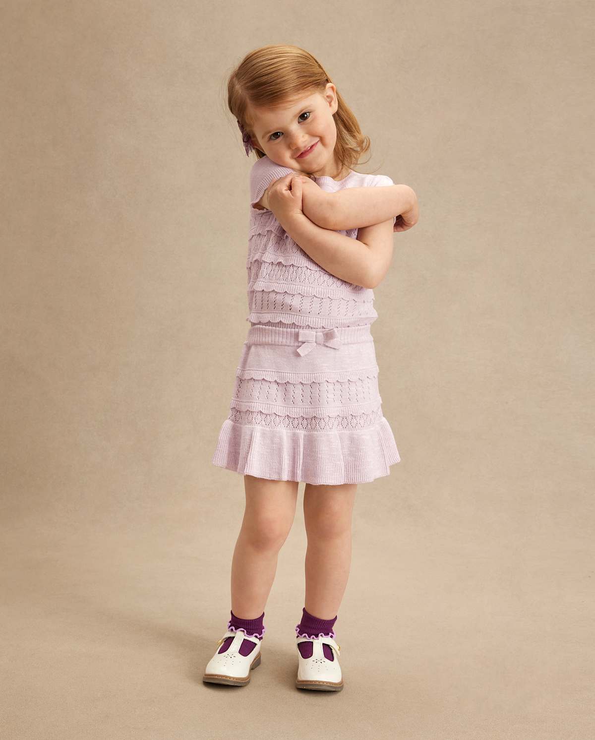 Детские свитеры Gymboree Girls Scalloped Pointelle Sweater - Magical Meadows — фото 2