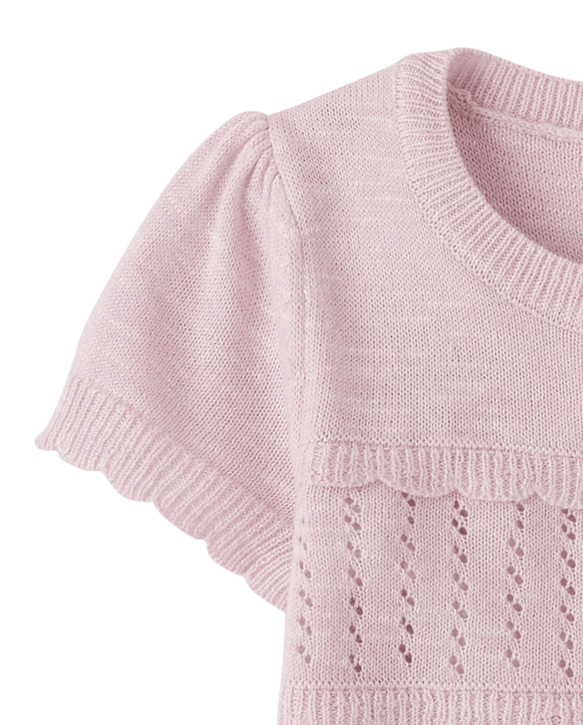 Детские свитеры Gymboree Girls Scalloped Pointelle Sweater - Magical Meadows — фото 3