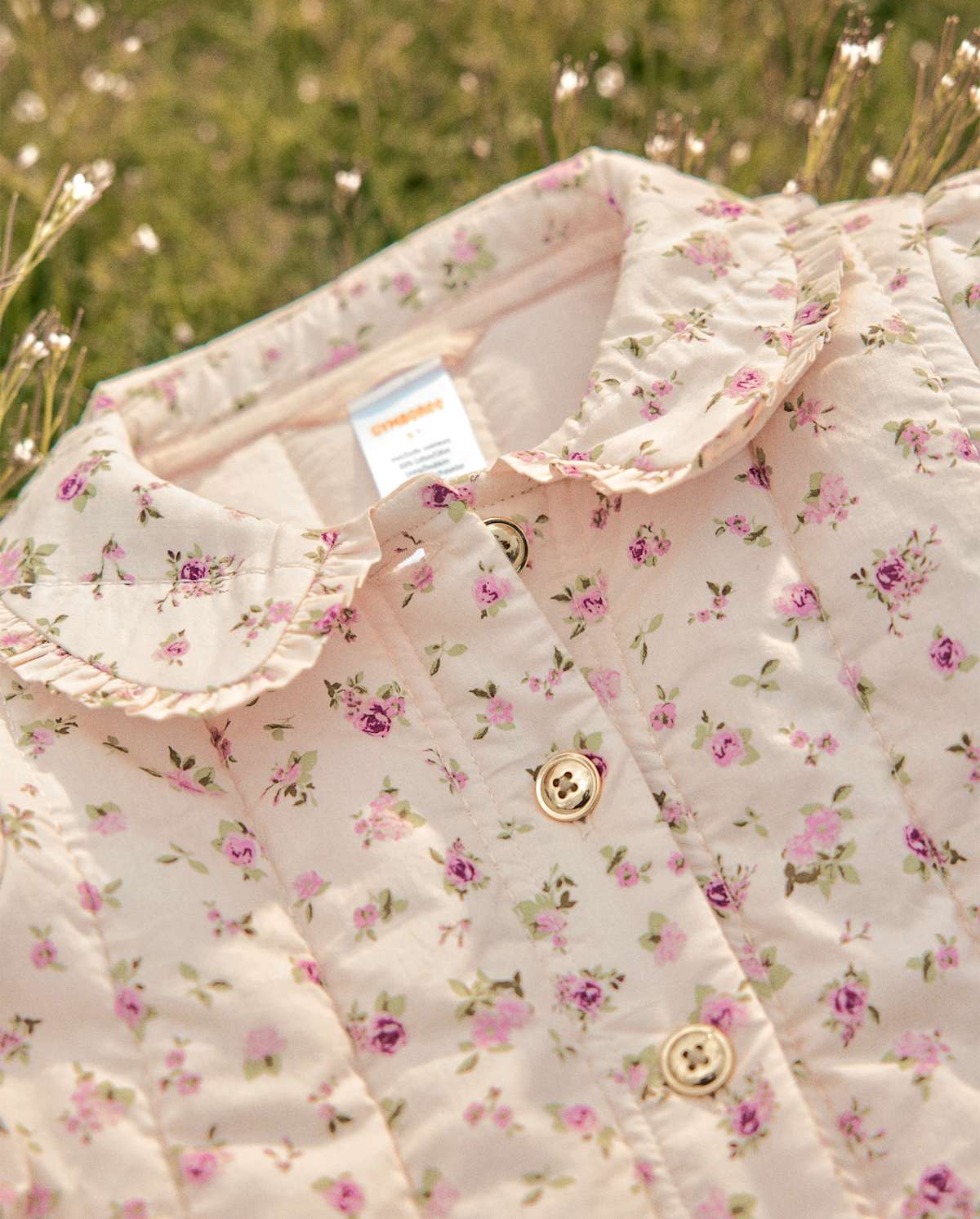 Детские куртки Gymboree Girls Floral Quilted Jacket - Magical Meadows