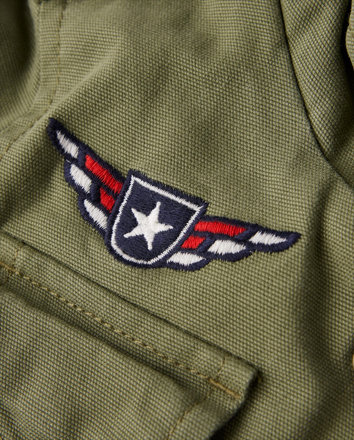 Детские куртки Gymboree Kids Embroidered Aviator Patch Jacket - Highland Hills — фото 3