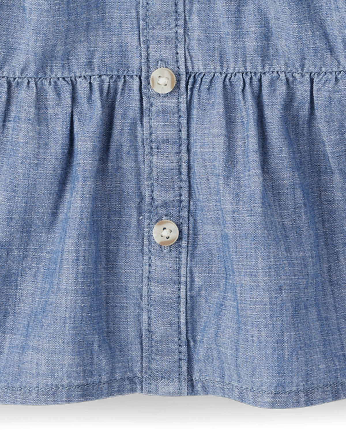 Детские платья Gymboree Girls Tiered Chambray Shirt Dress - Fall Celebrations — фото 4