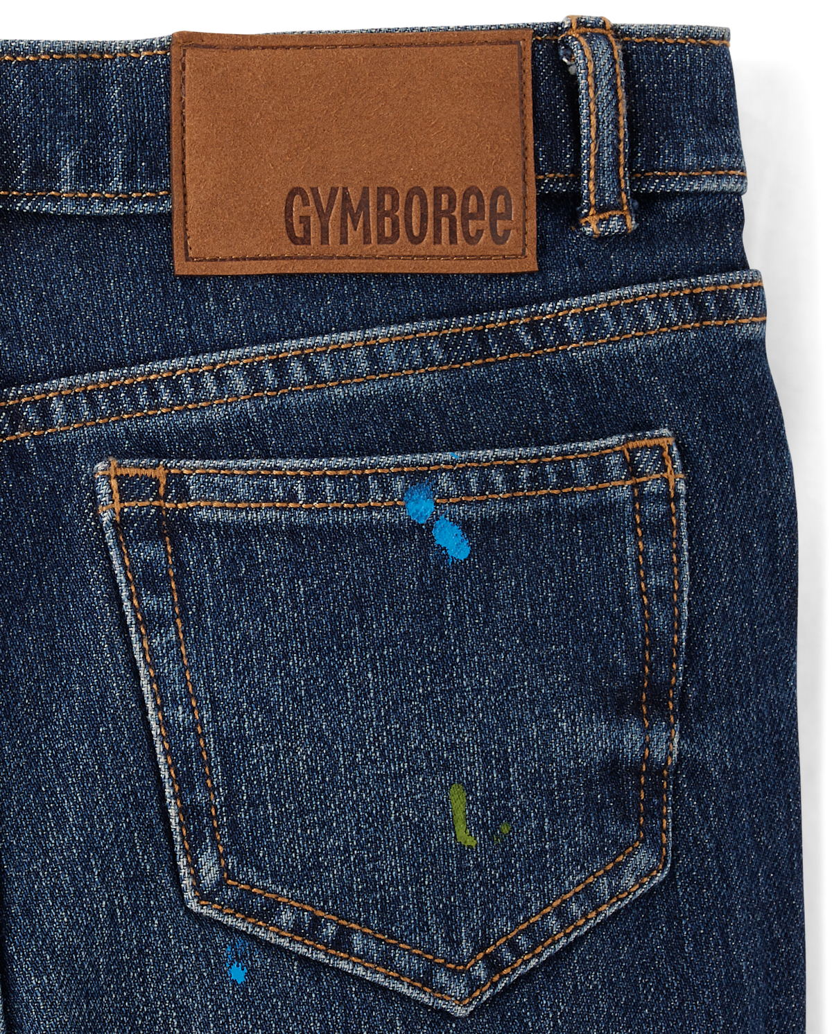 Детские джинсы Gymboree Kids Paint Splatter Baggy Jeans - Campus Cuties — фото 4