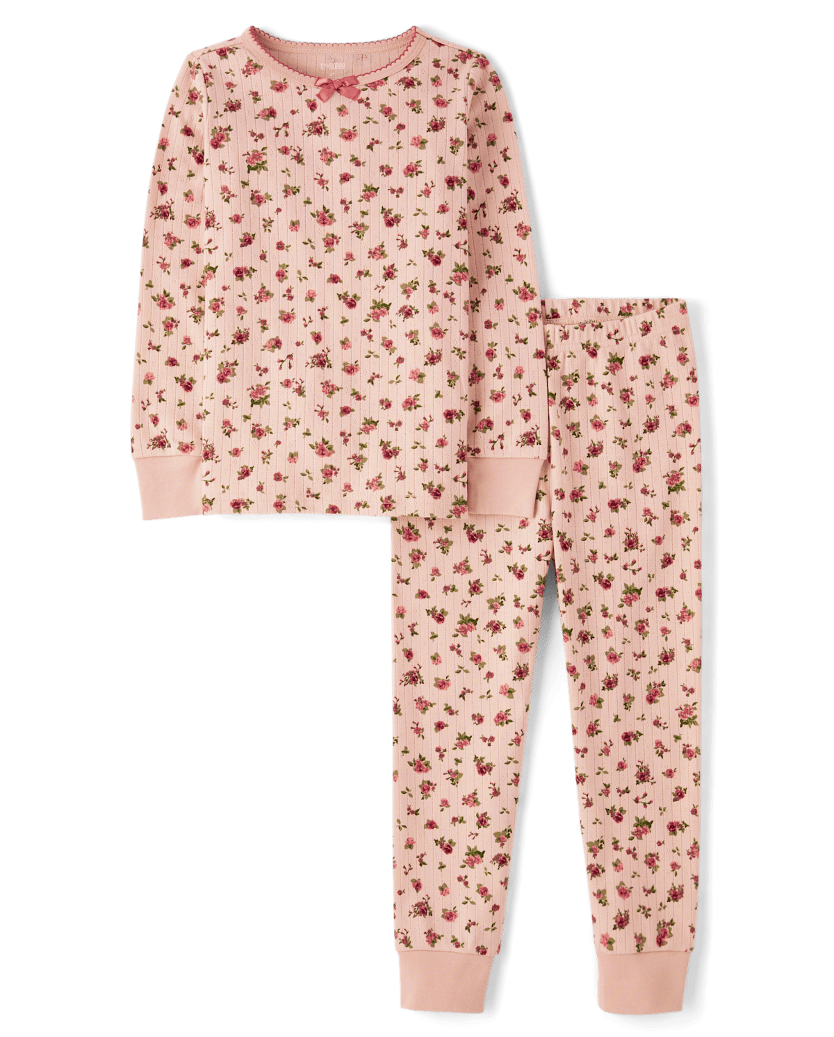 Детские пижамы Gymboree Girls Floral Snug Fit Pointelle Pajamas