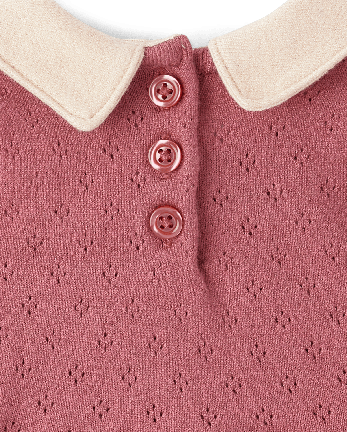Детские платья Gymboree Baby Girls Peter Pan Pointelle Sweater Dress — фото 2