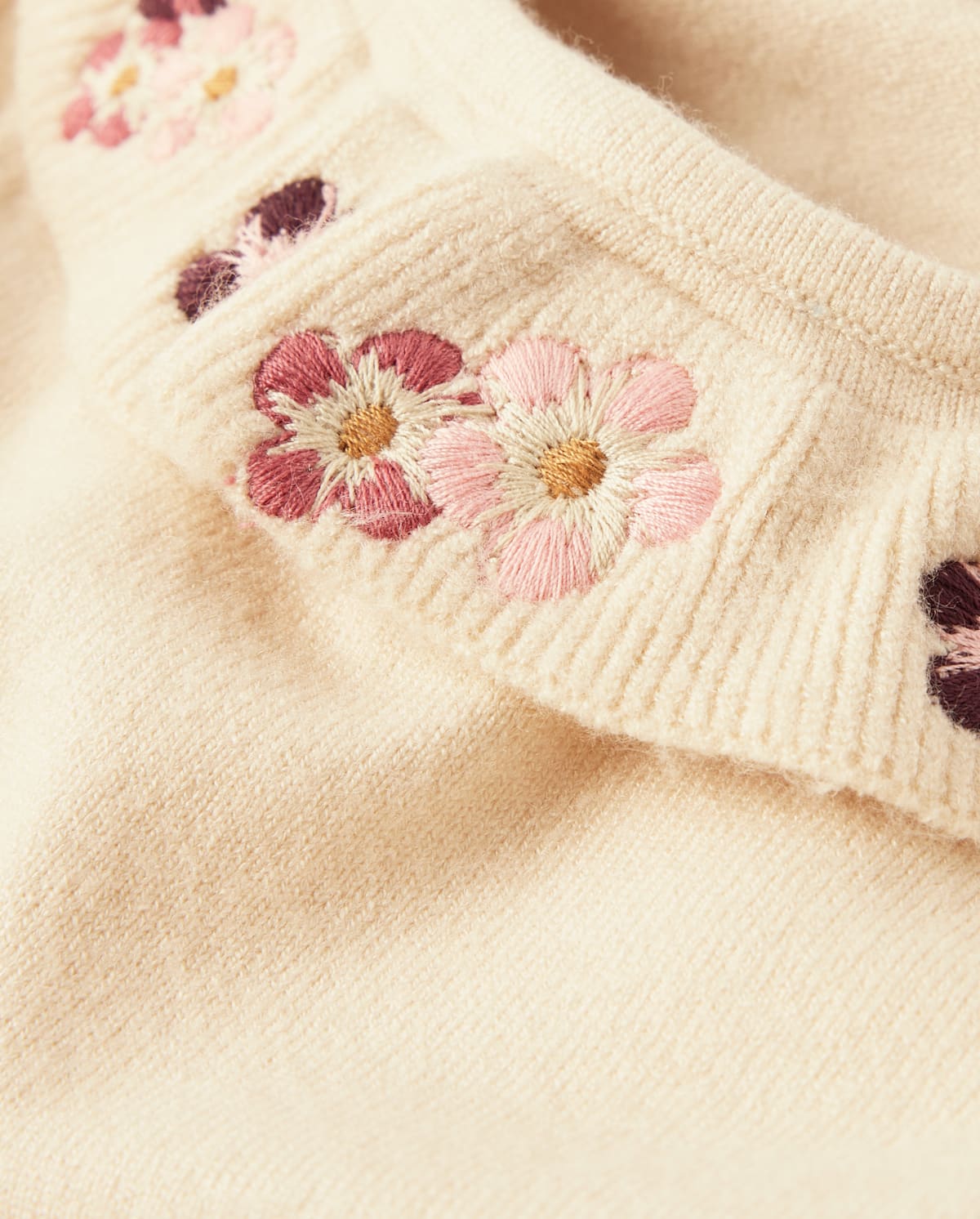 Детские платья Gymboree Baby Girls Embroidered Floral Ruffle Sweater Dress