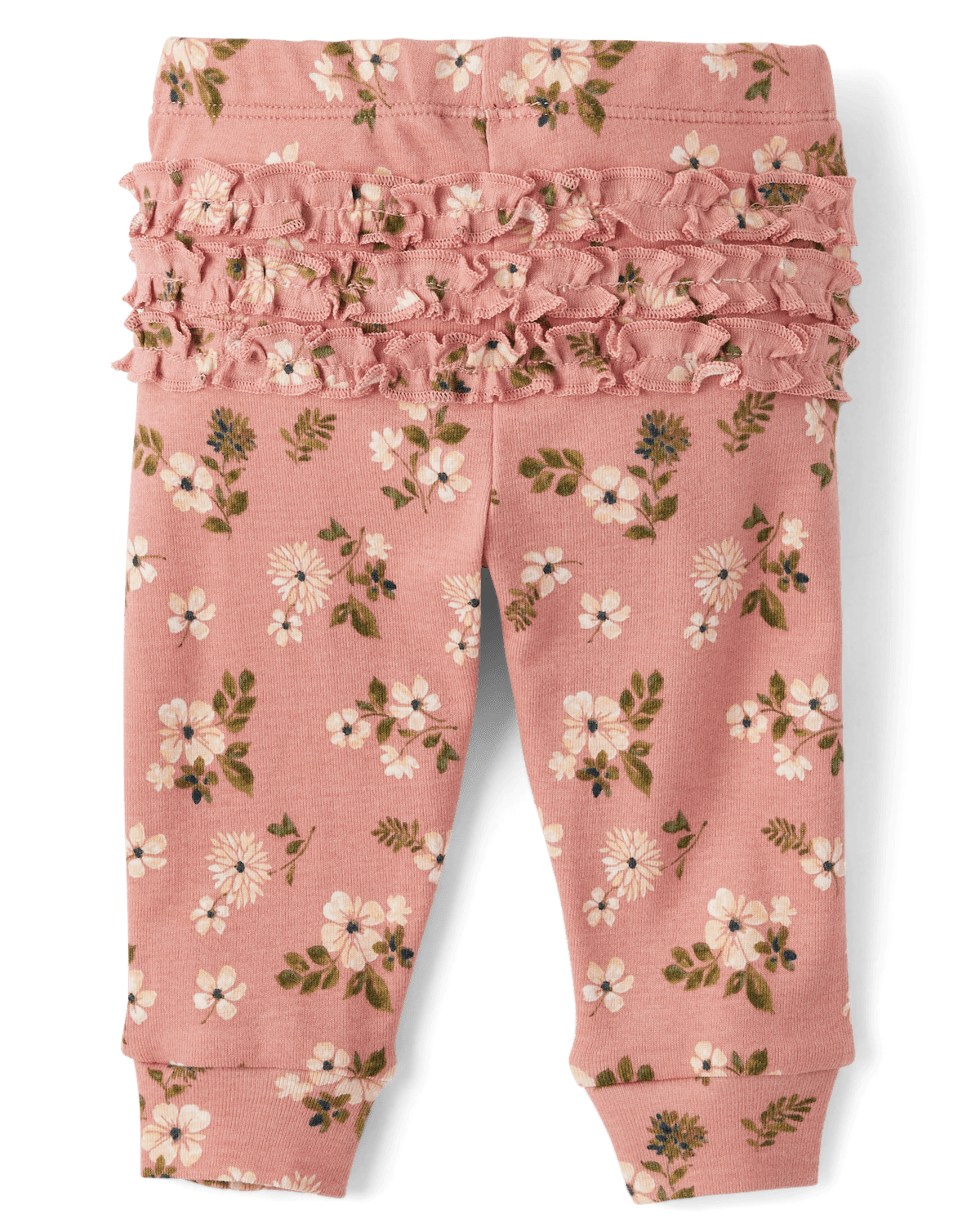 Детские леггинсы Gymboree Baby Girls Floral Ruffle Leggings 3-Pack