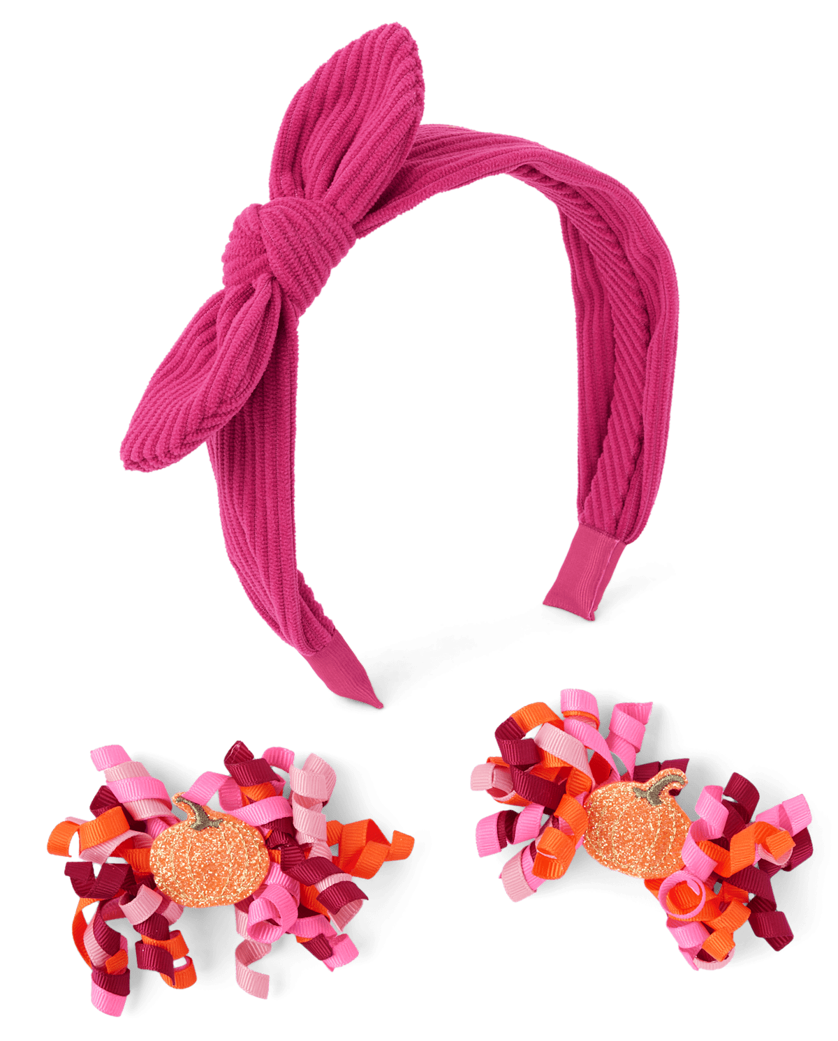 Детские аксессуары Gymboree Girls Pumpkin 3-Piece Hair Set - Fall Celebrations — фото 1