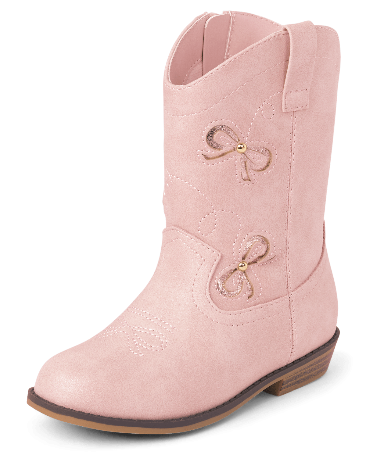 Детские ботинки Gymboree Girls Embroidered Bow Cowgirl Boots - Little Essentials — фото 2