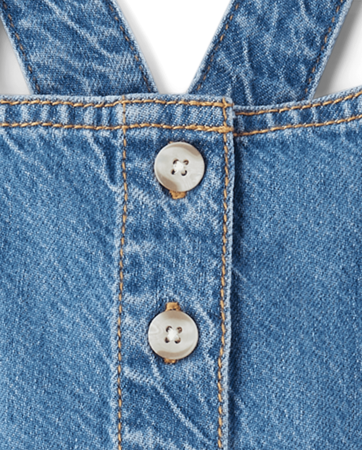 Детские платья Gymboree Girls Embroidered Butterfly Denim Jumper - Fall Celebrations — фото 3