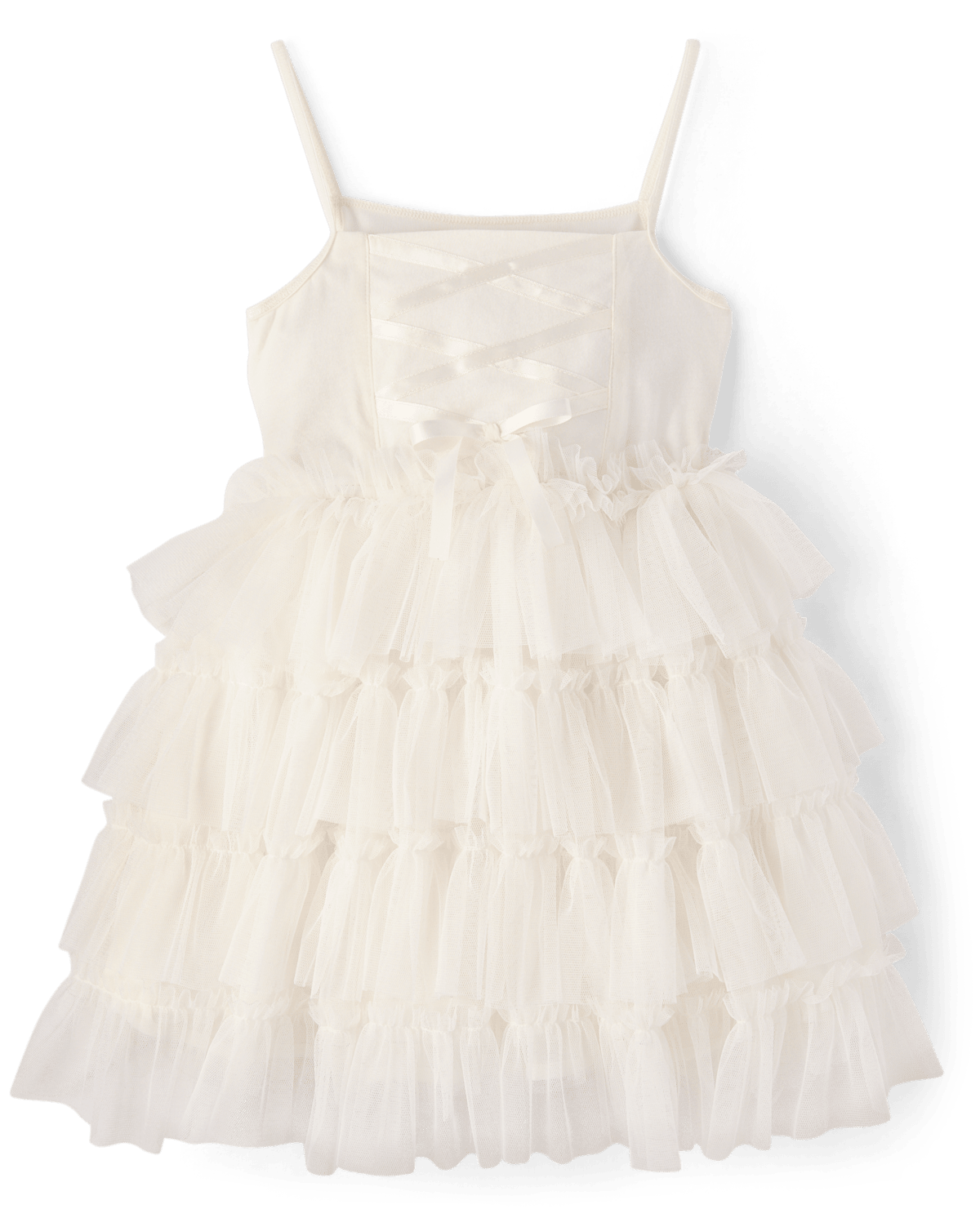 Детские платья Gymboree Girls Embroidered Sequin Ruffle Tiered Dress - On Pointe — фото 4