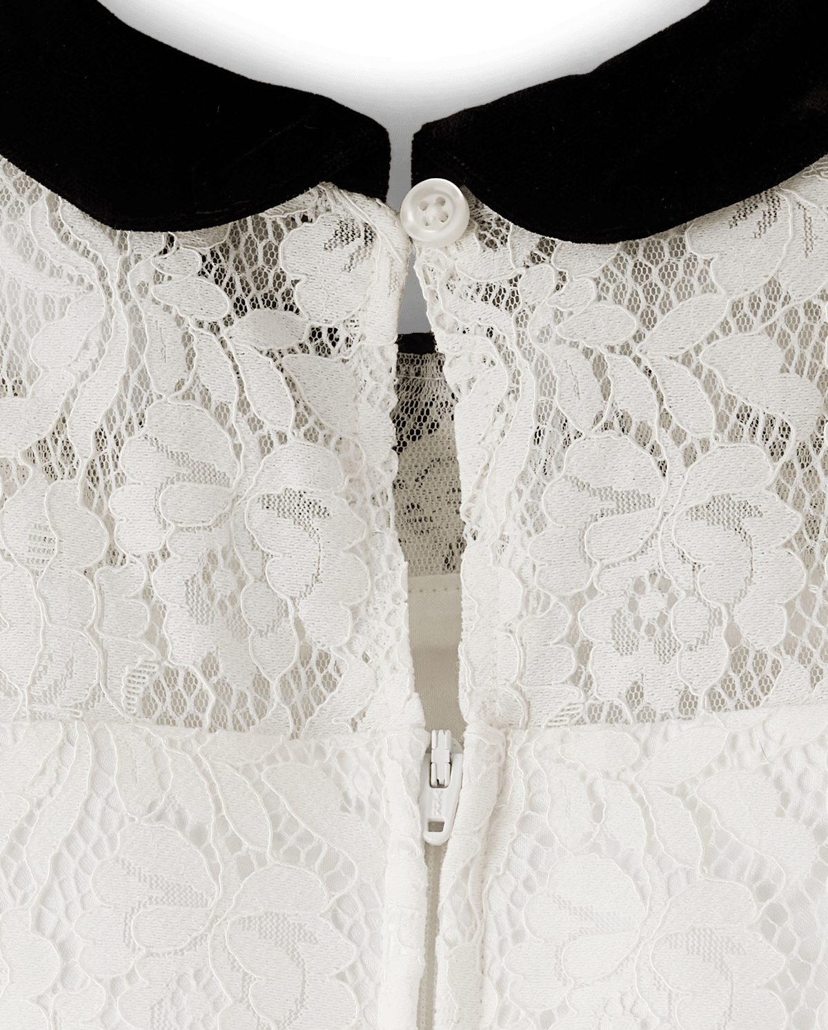 Детские платья Gymboree Girls Contrast Lace Ruffle Dress - Petit Paris — фото 3