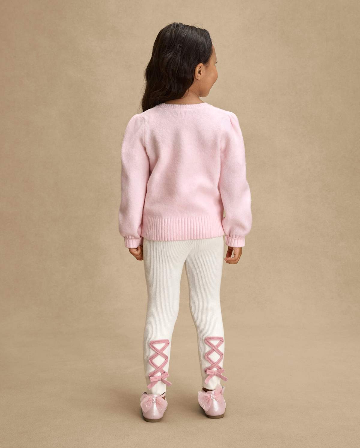 Детские леггинсы Gymboree Girls Lace Up High Rise Sweater Leggings - On Pointe