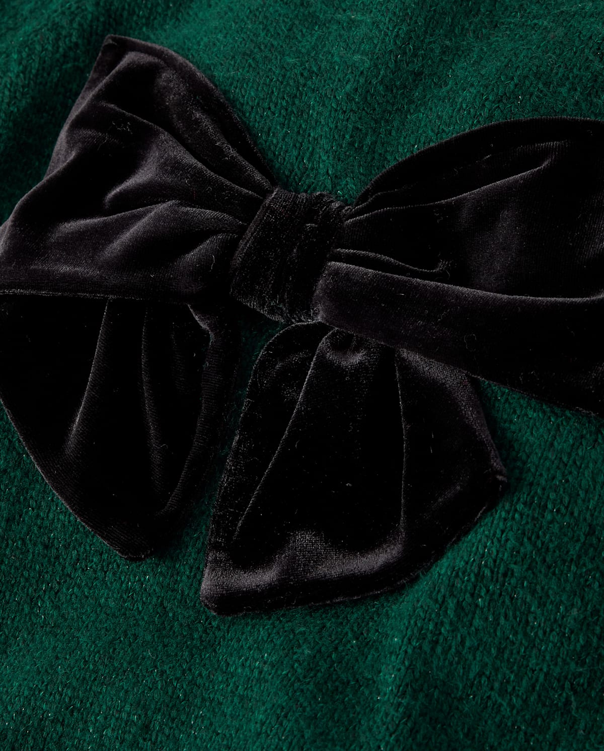 Детские свитеры Gymboree Girls Oversized Bow Sweater - Royal Christmas — фото 2
