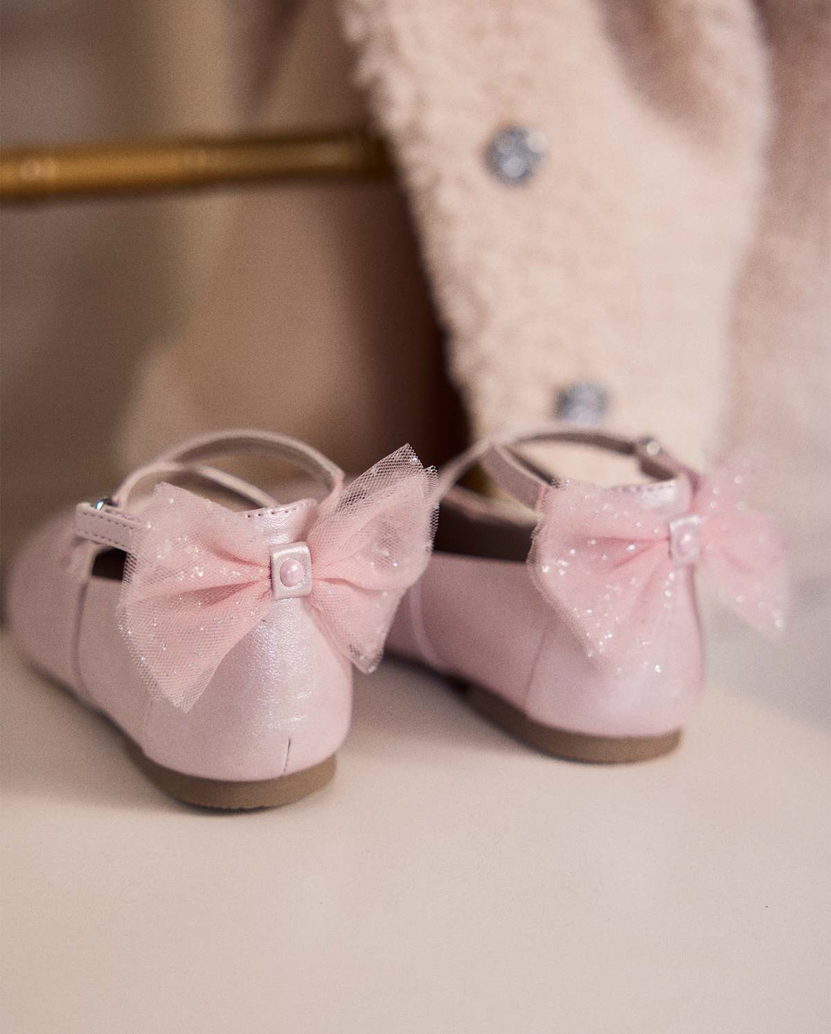 Обувь Gymboree Girls Shimmer Bow Ballet Flats - On Pointe