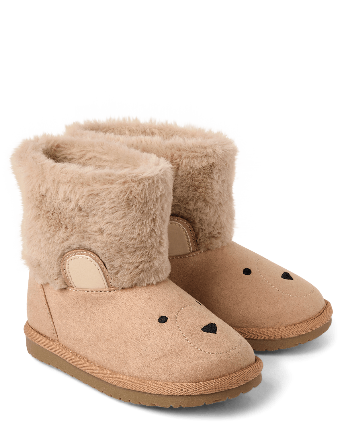 Детские ботинки Gymboree Kids Embroidered Bear Chalet Boots - First Frost — фото 3