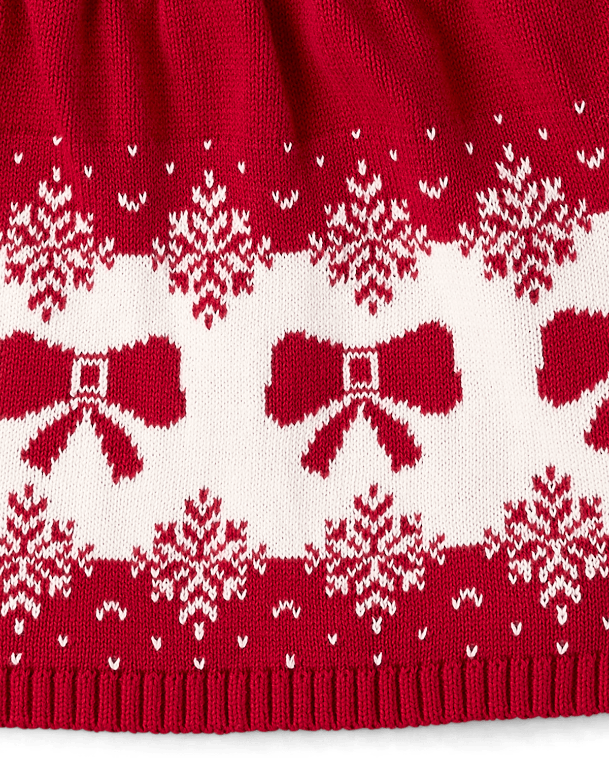 Детские юбки Gymboree Girls Bow Fairisle Sweater Skirt - Royal Christmas — фото 3
