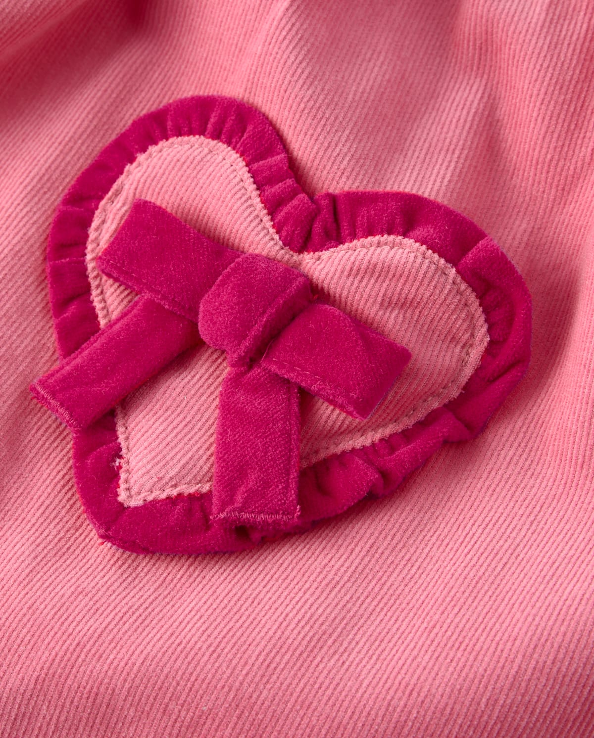 Детские платья Gymboree Girls Ruffle Heart Corduroy Jumper - Mon Cheri — фото 2