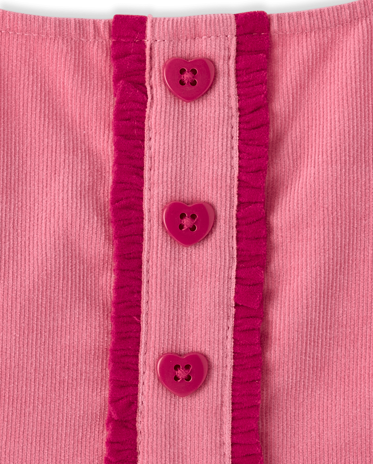 Детские платья Gymboree Girls Ruffle Heart Corduroy Jumper - Mon Cheri — фото 3