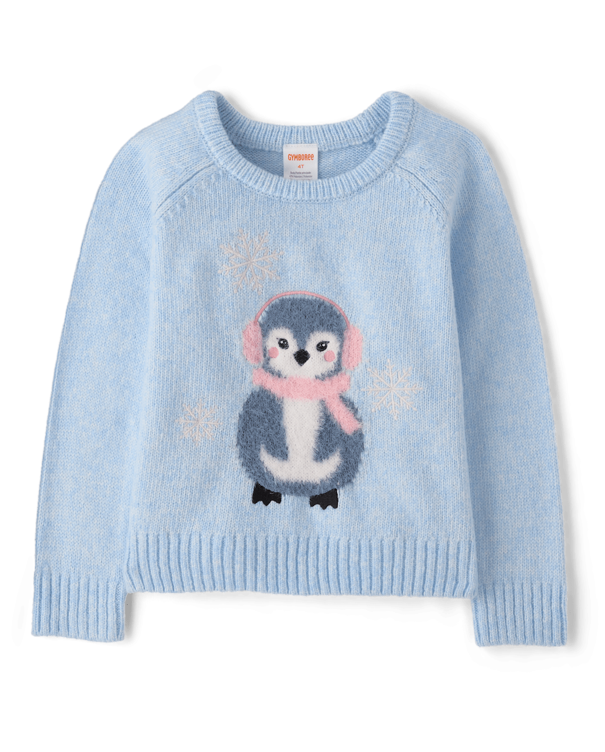 Детские свитеры Gymboree Girls Eyelash Penguin Sweater - First Frost