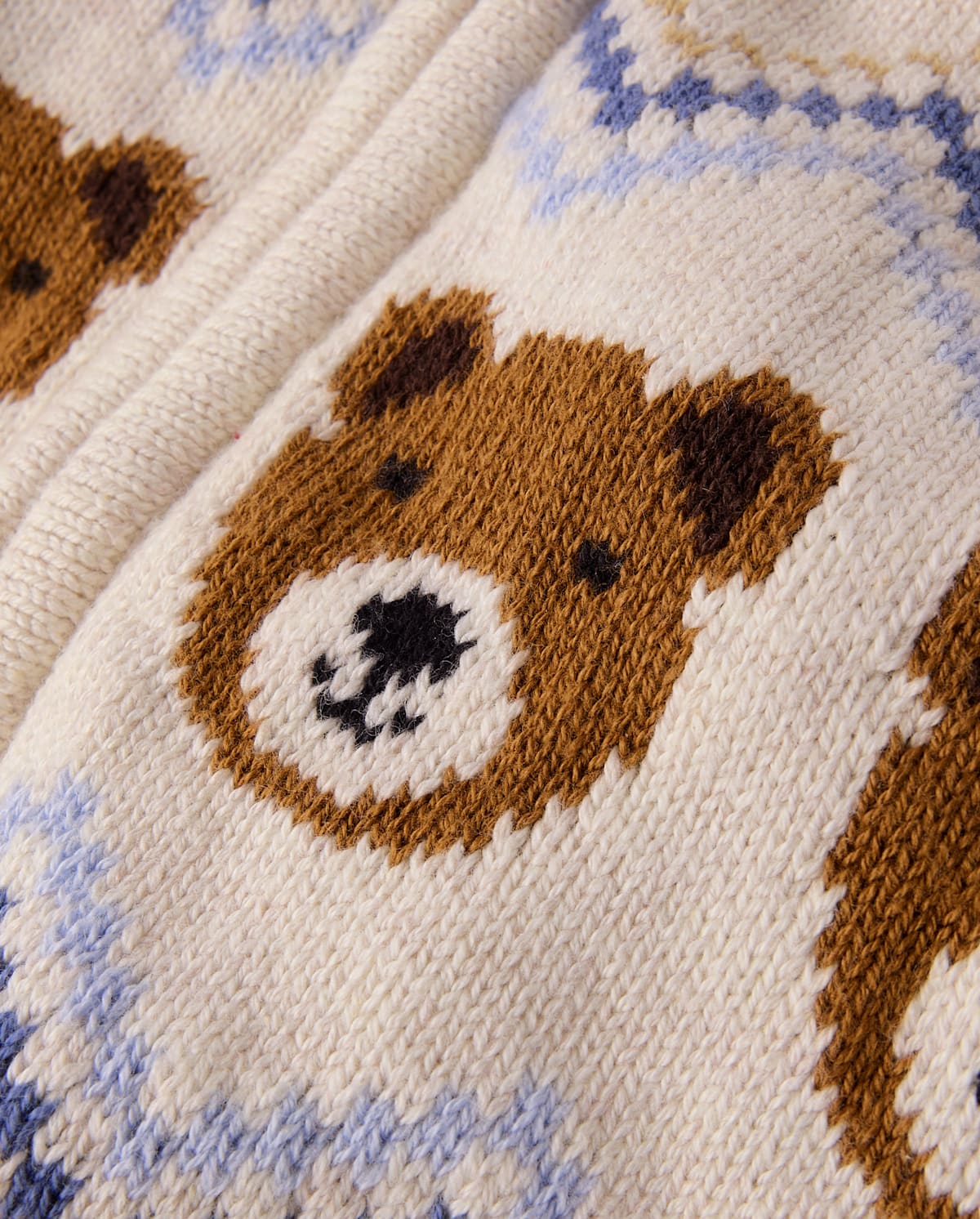 Детские жилеты Gymboree Girls Bear Fairisle Zip Up Vest - First Frost — фото 2
