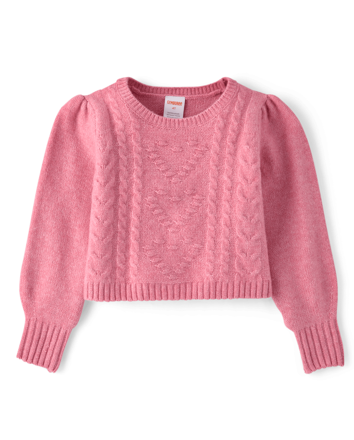 Детские свитеры Gymboree Girls Heart Cable Knit Sweater - Mon Cheri